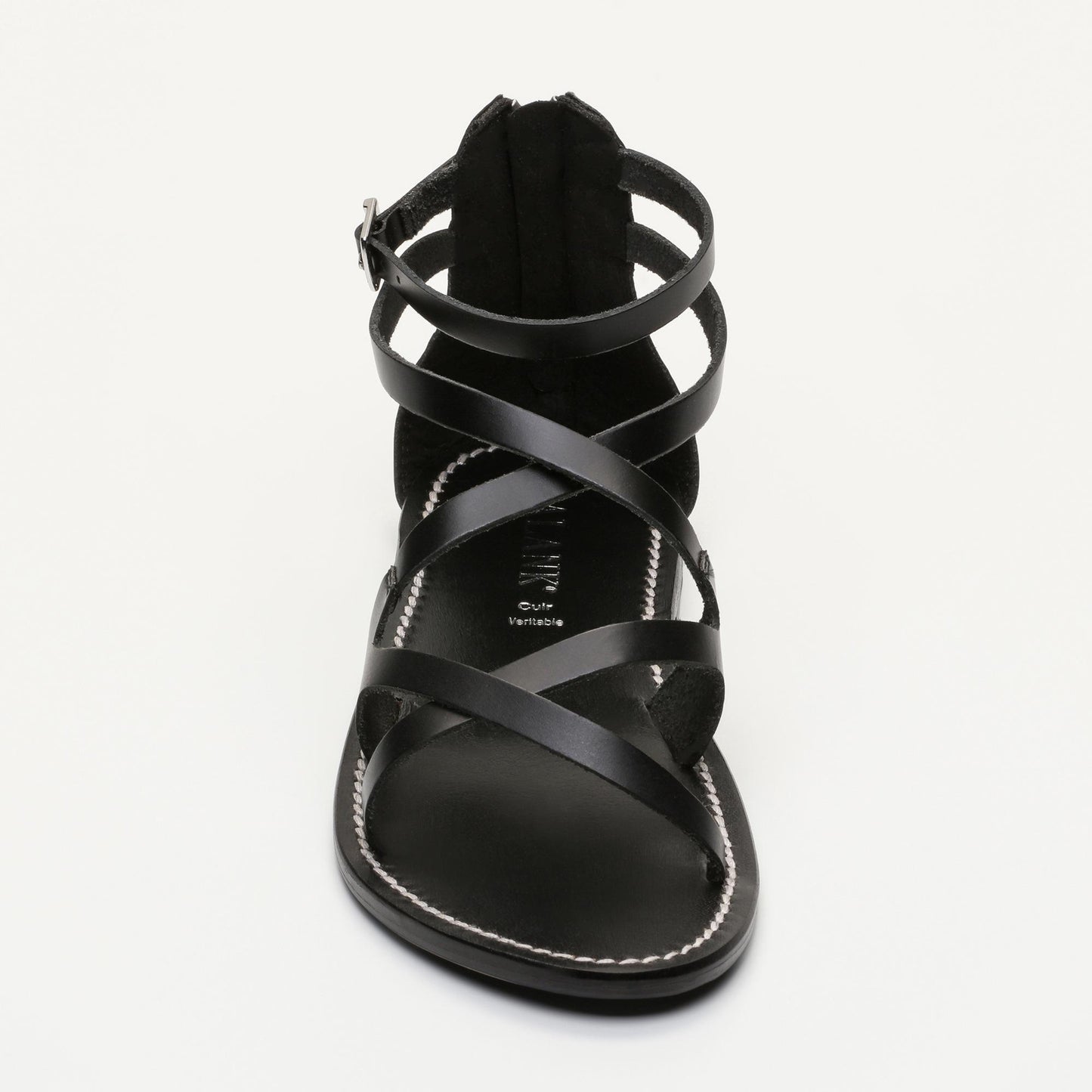 ASTA sandales en cuir black