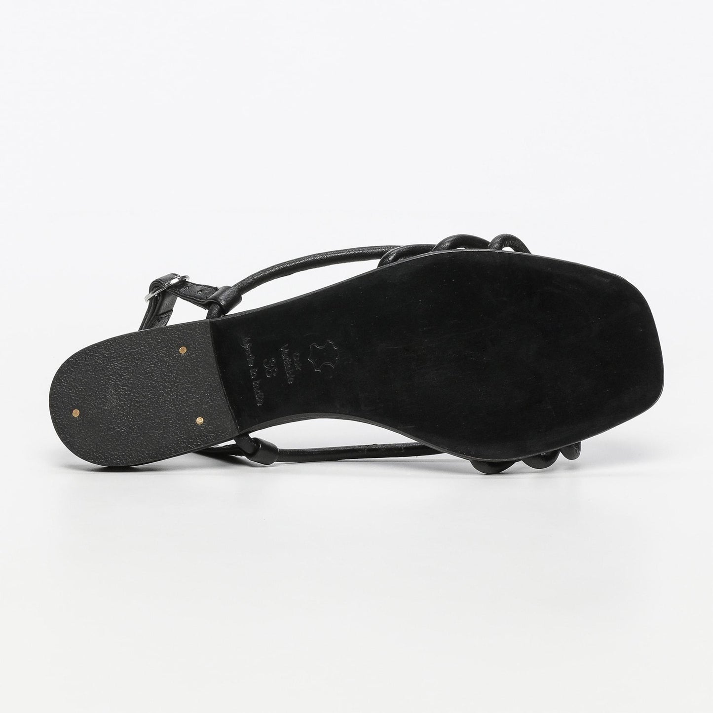 Aachal sandales en cuir black