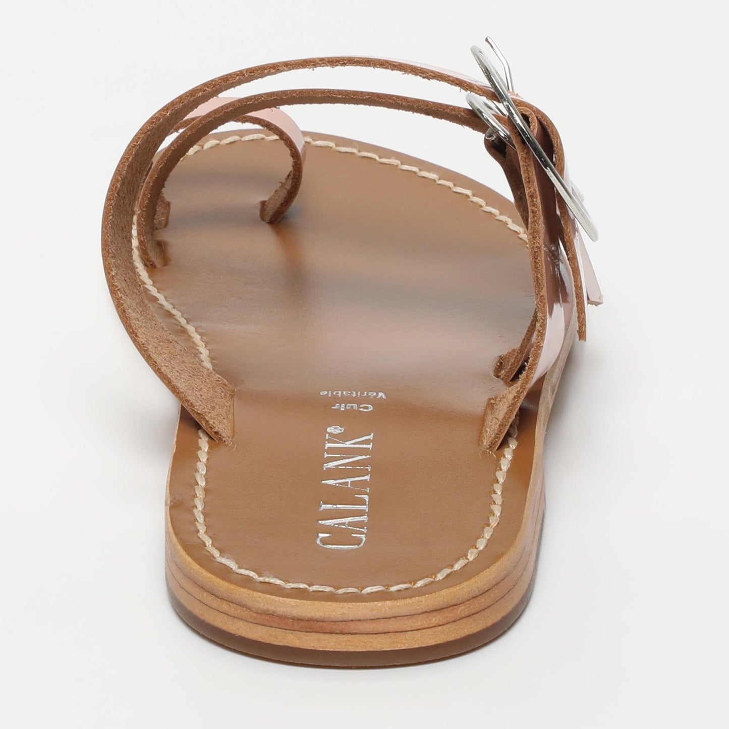 Aadhvitha sandales en cuir nude