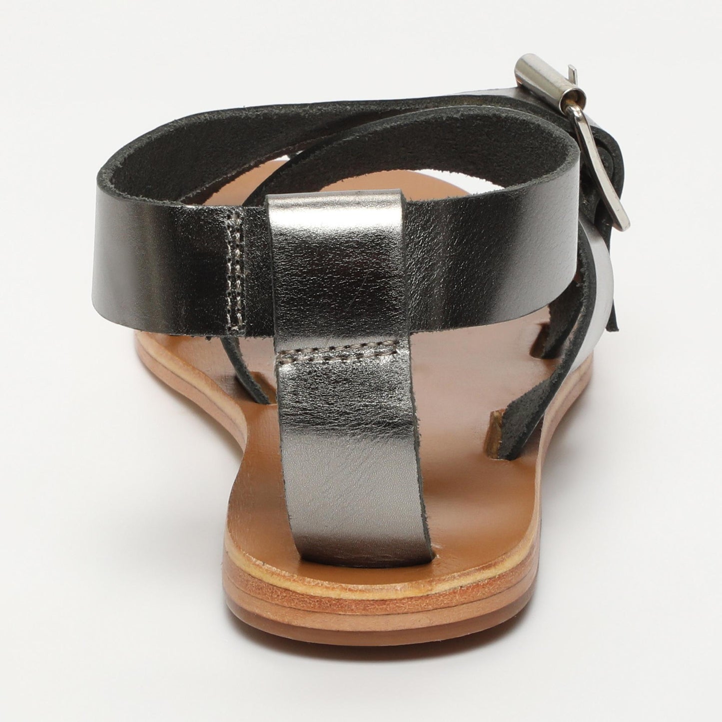 Aakanksha sandales en cuir pewter