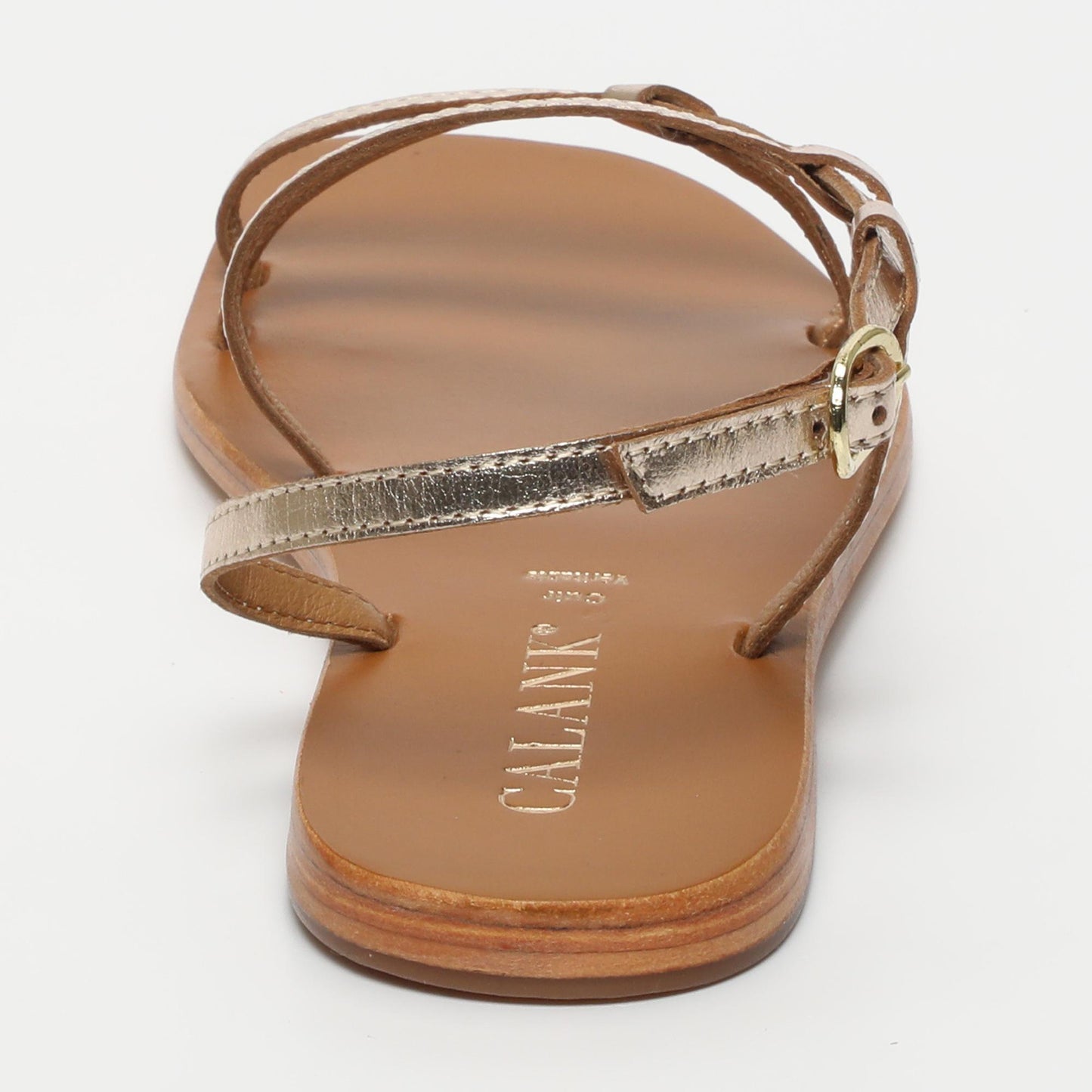 Aarti sandales en cuir gold