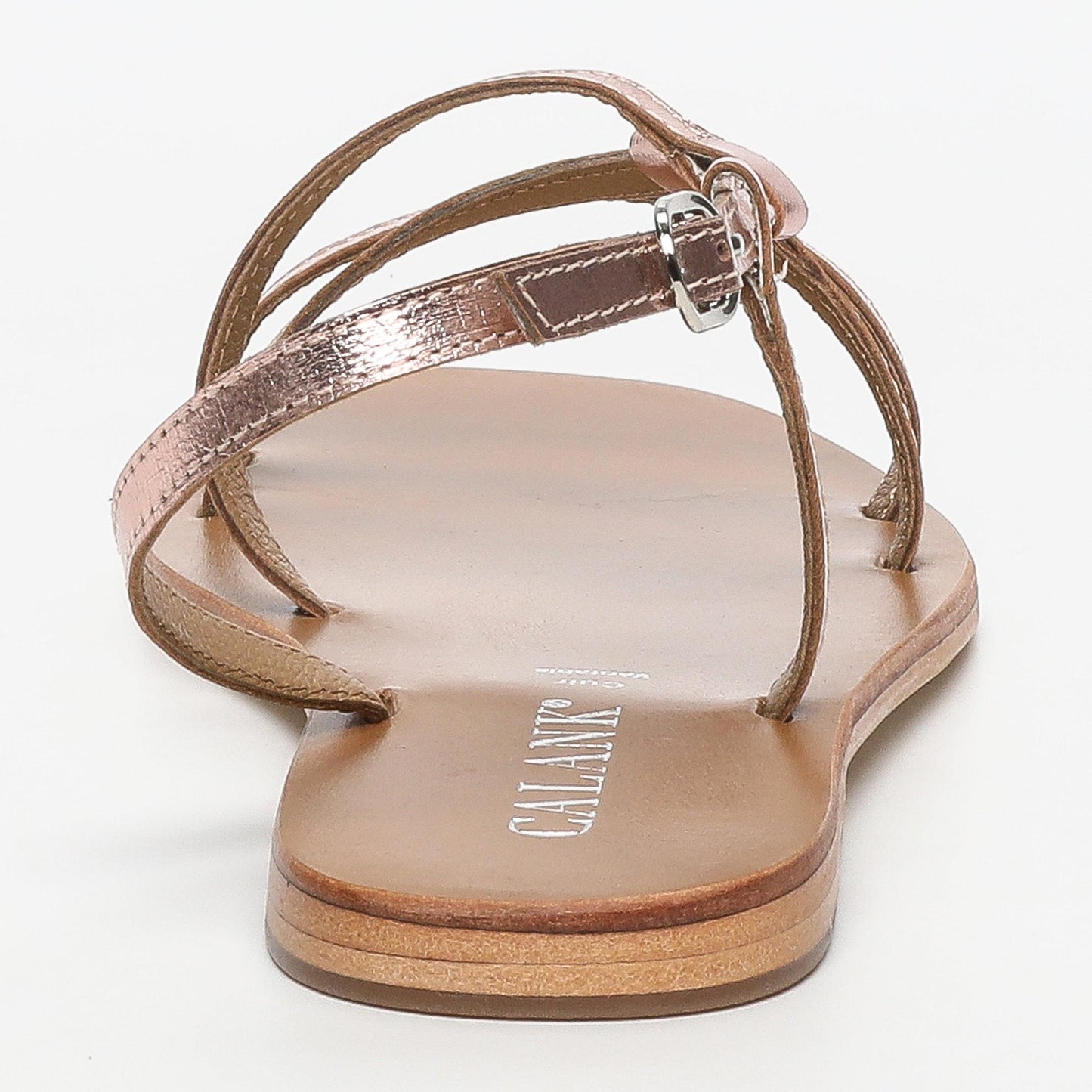 Aarti sandales en cuir rosegold