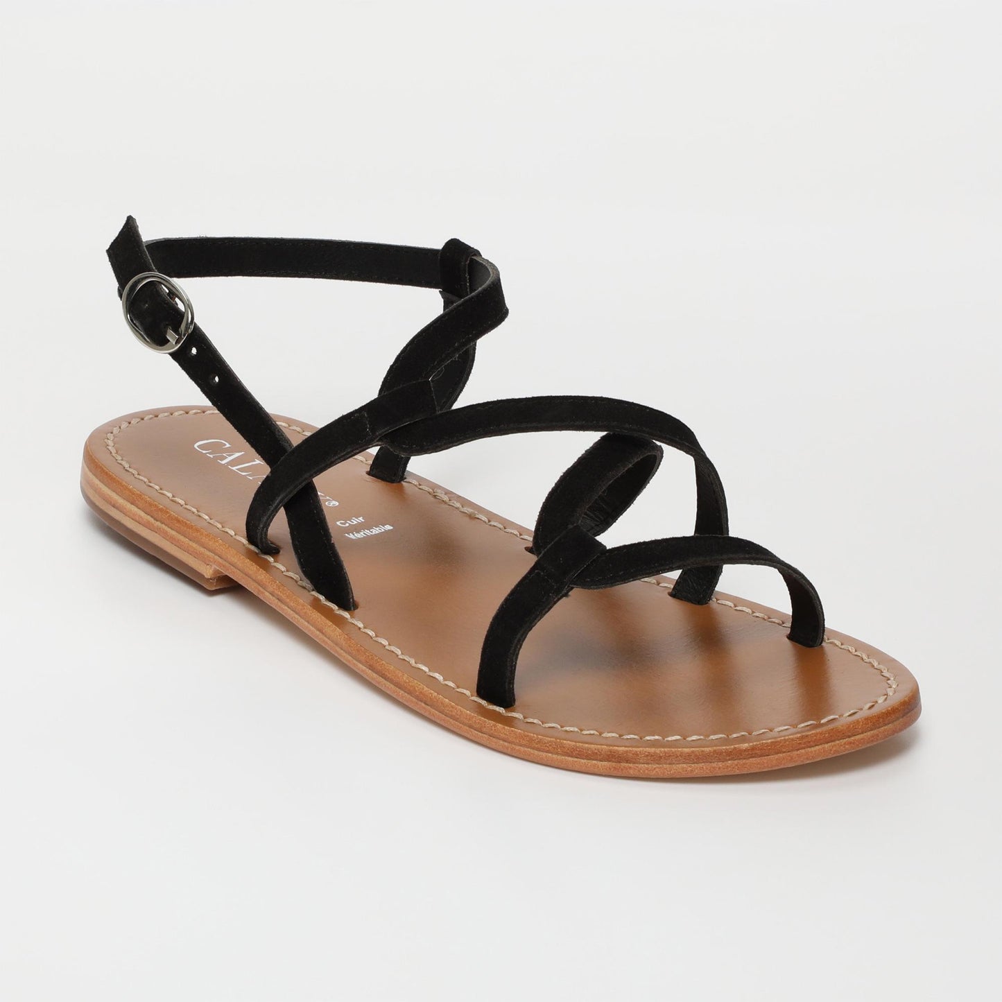 Aaryanna sandales en cuir black