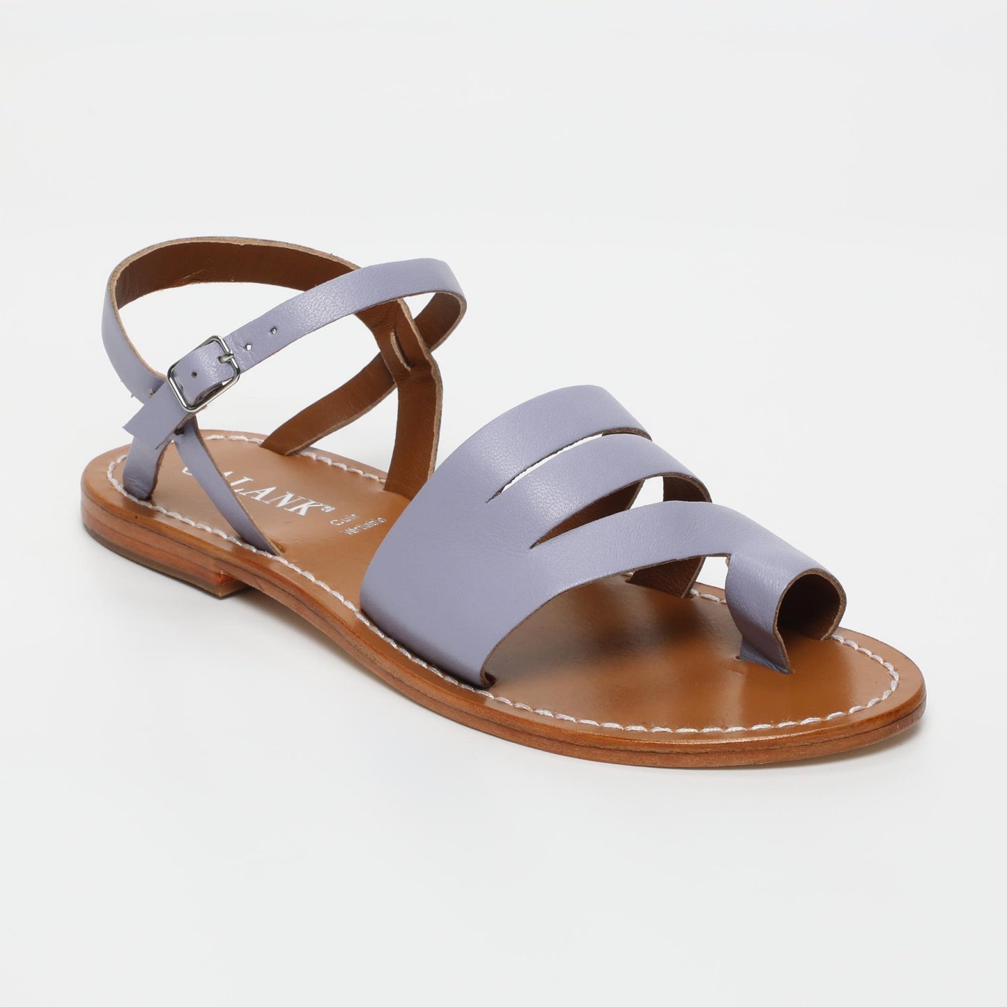 Ana sandales en cuir lavender