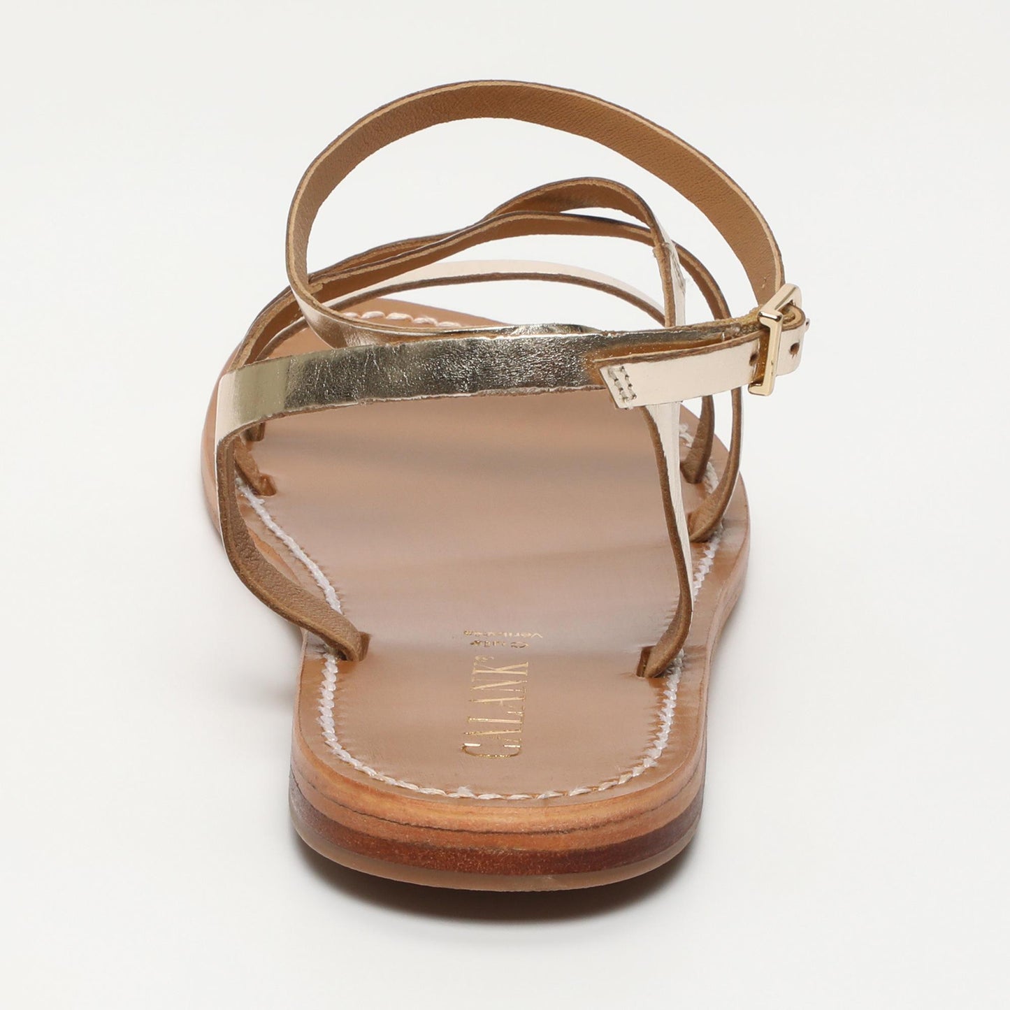 Ariana sandales en cuir gold