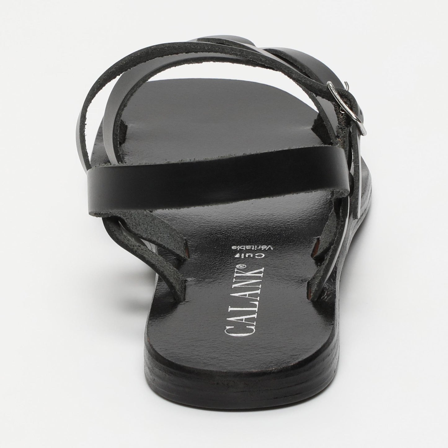 Autumn sandales en cuir black