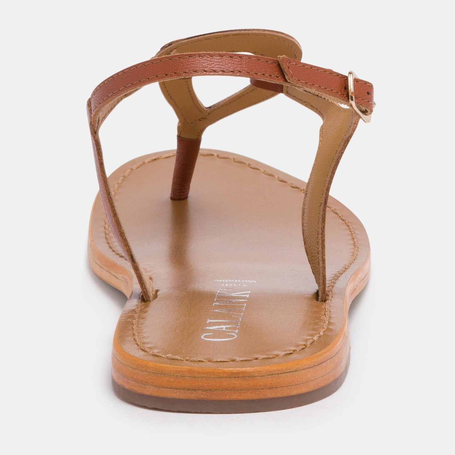 BANDEIRA sandales en cuir camel
