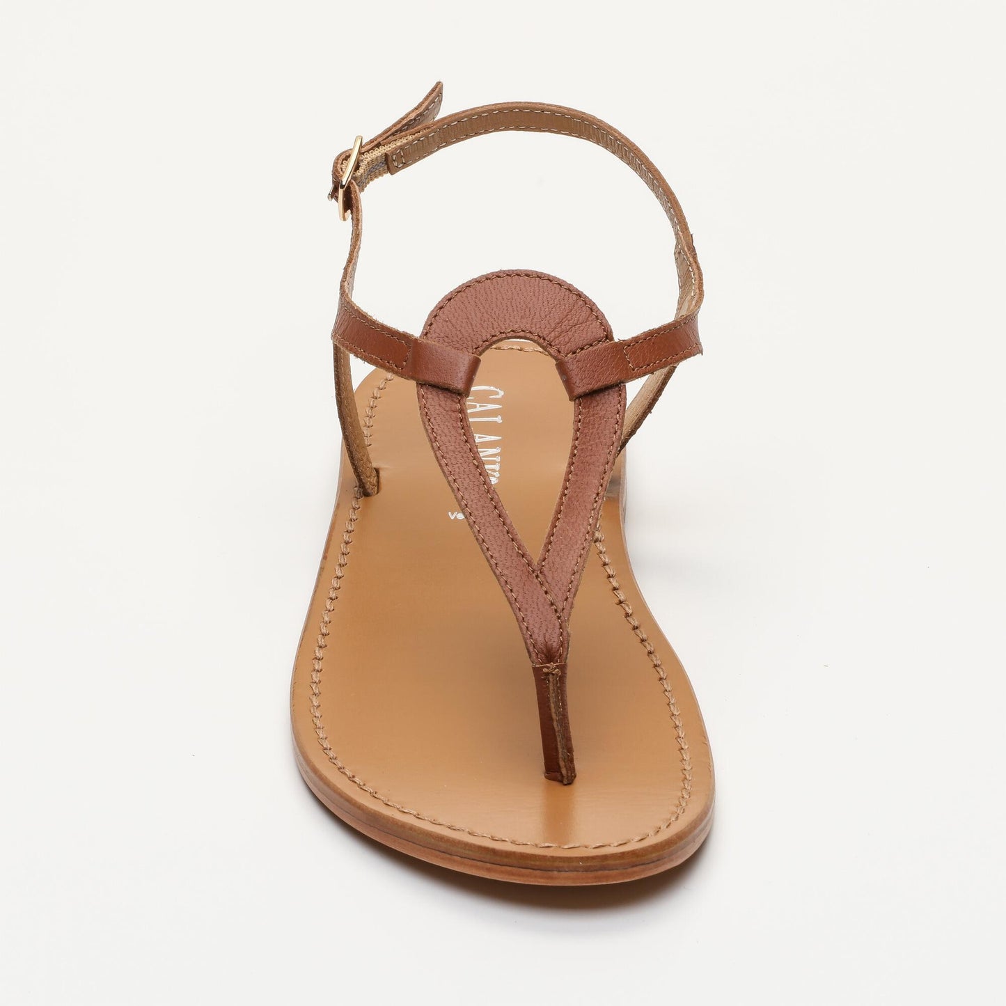 BANDEIRA sandales en cuir camel