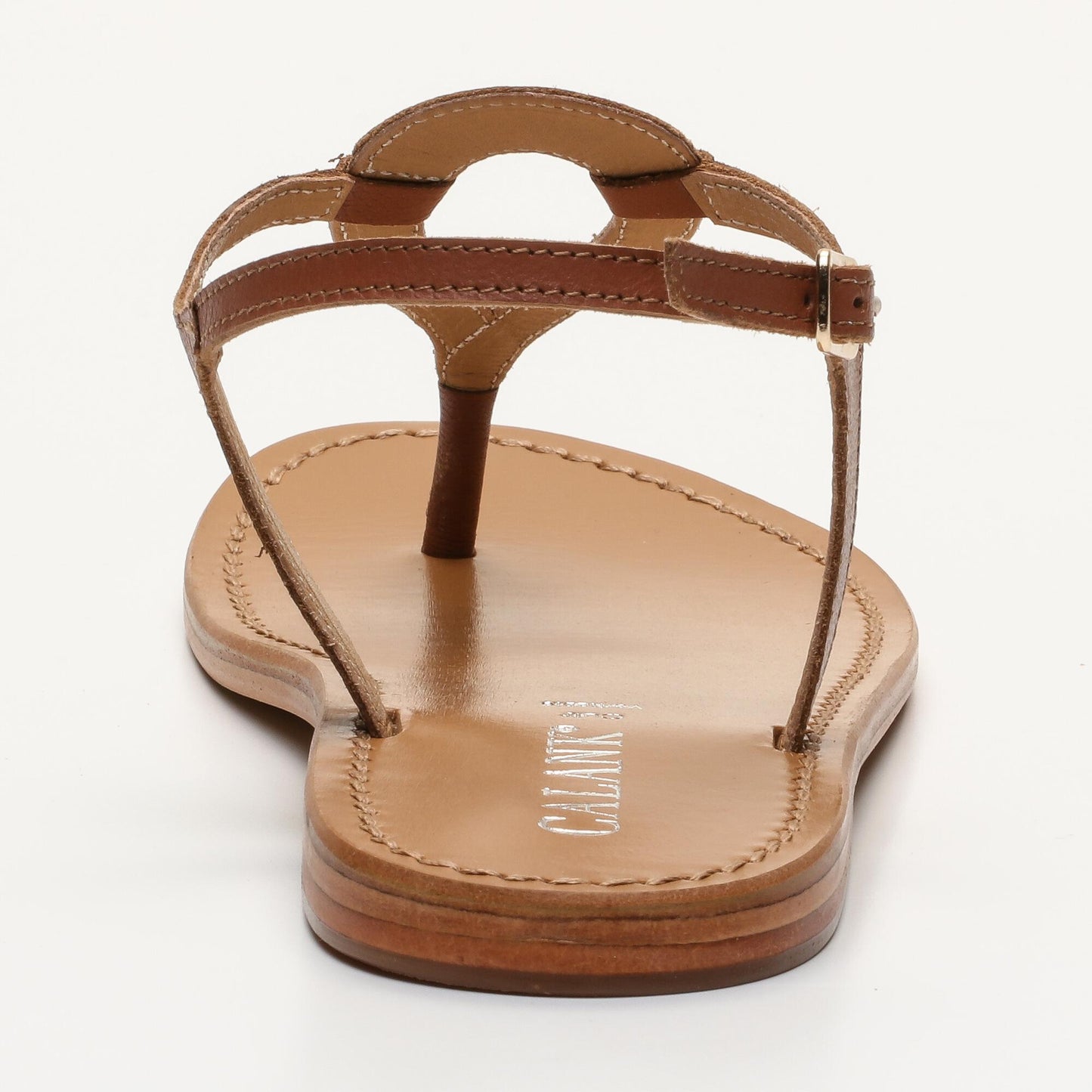BANDEIRA sandales en cuir camel