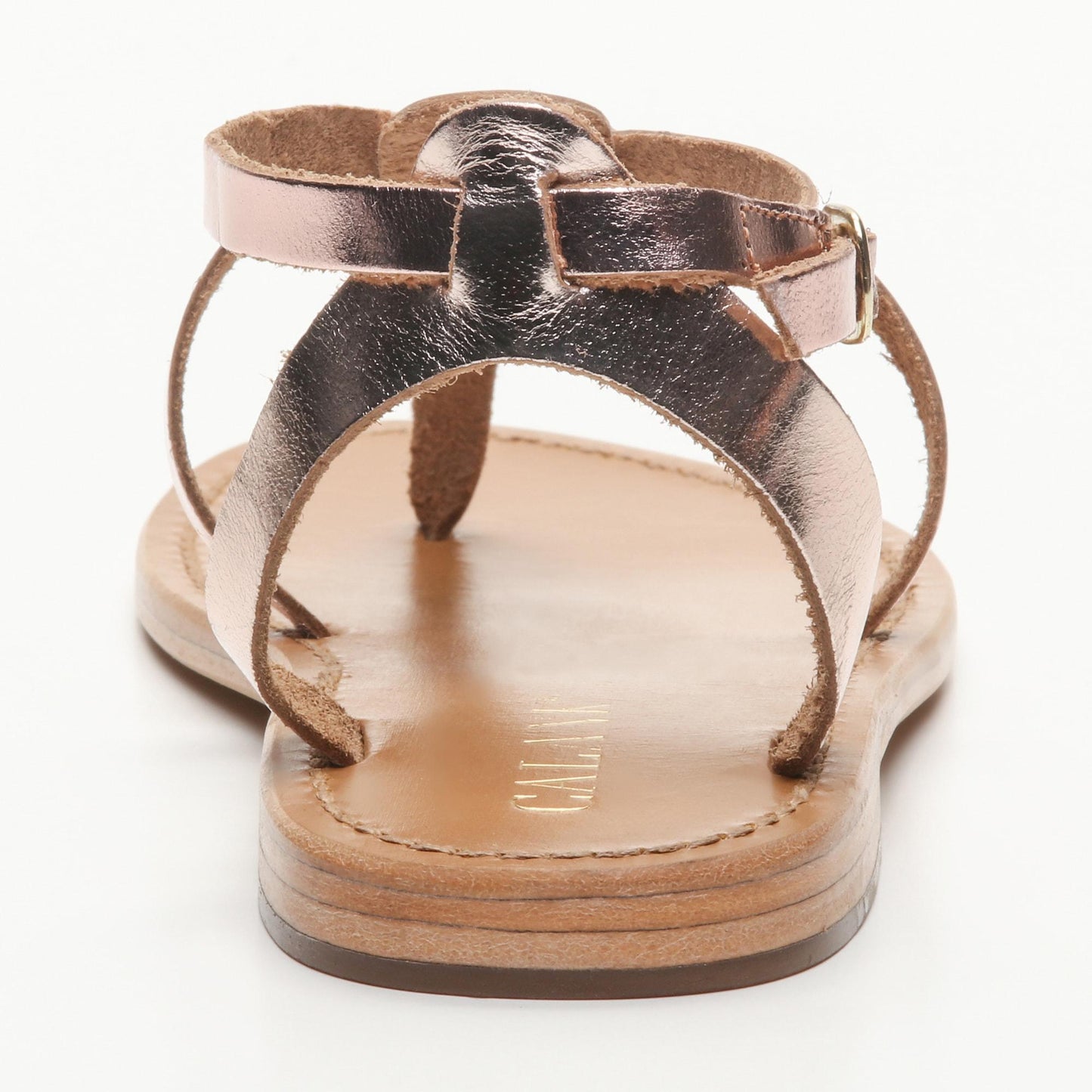 BARRA sandales en cuir pink gold