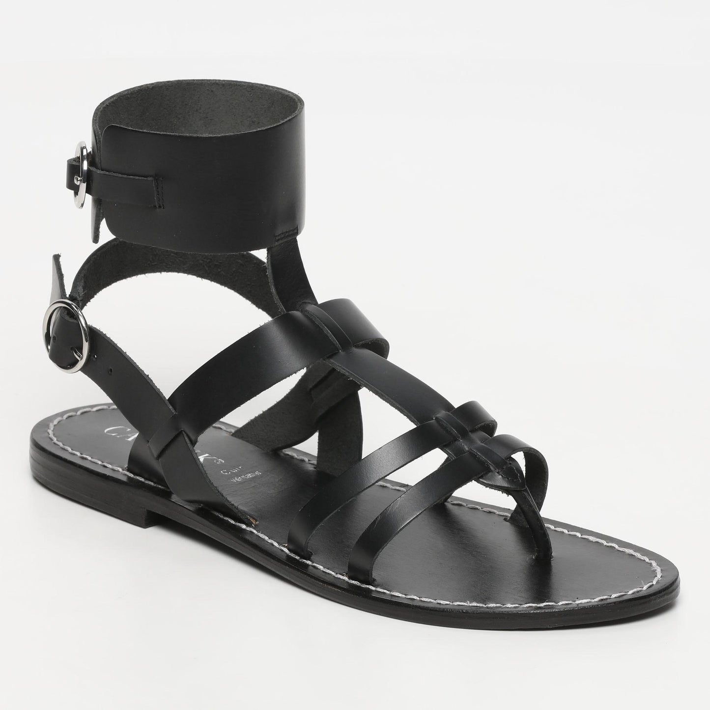 CARAHUE sandales en cuir black