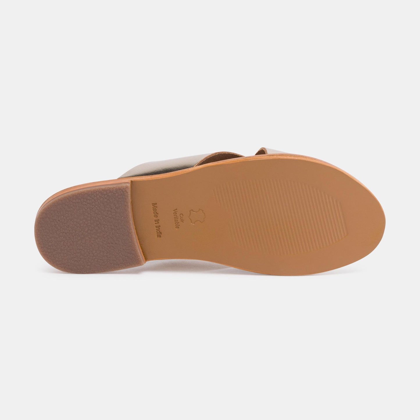 COPACABANA sandales en cuir gold