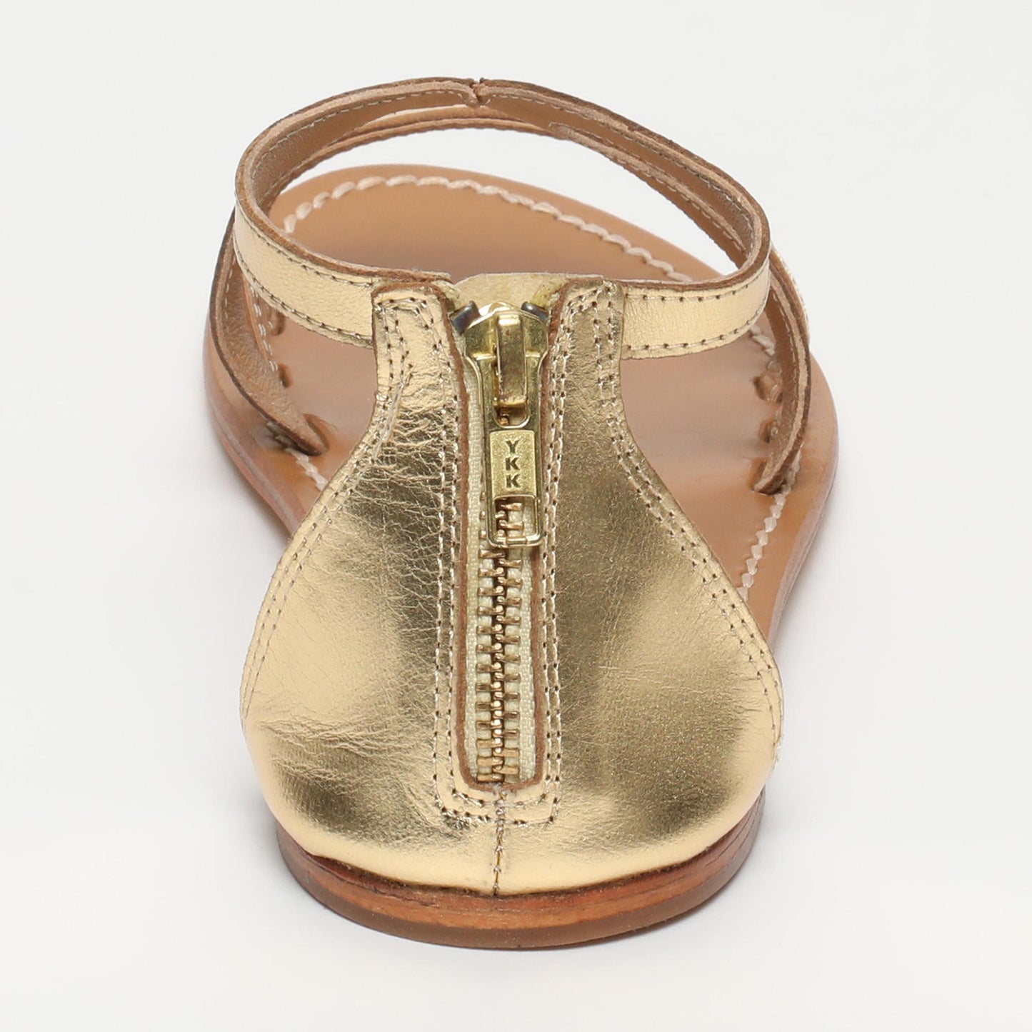 COVAS sandales en cuir dark gold