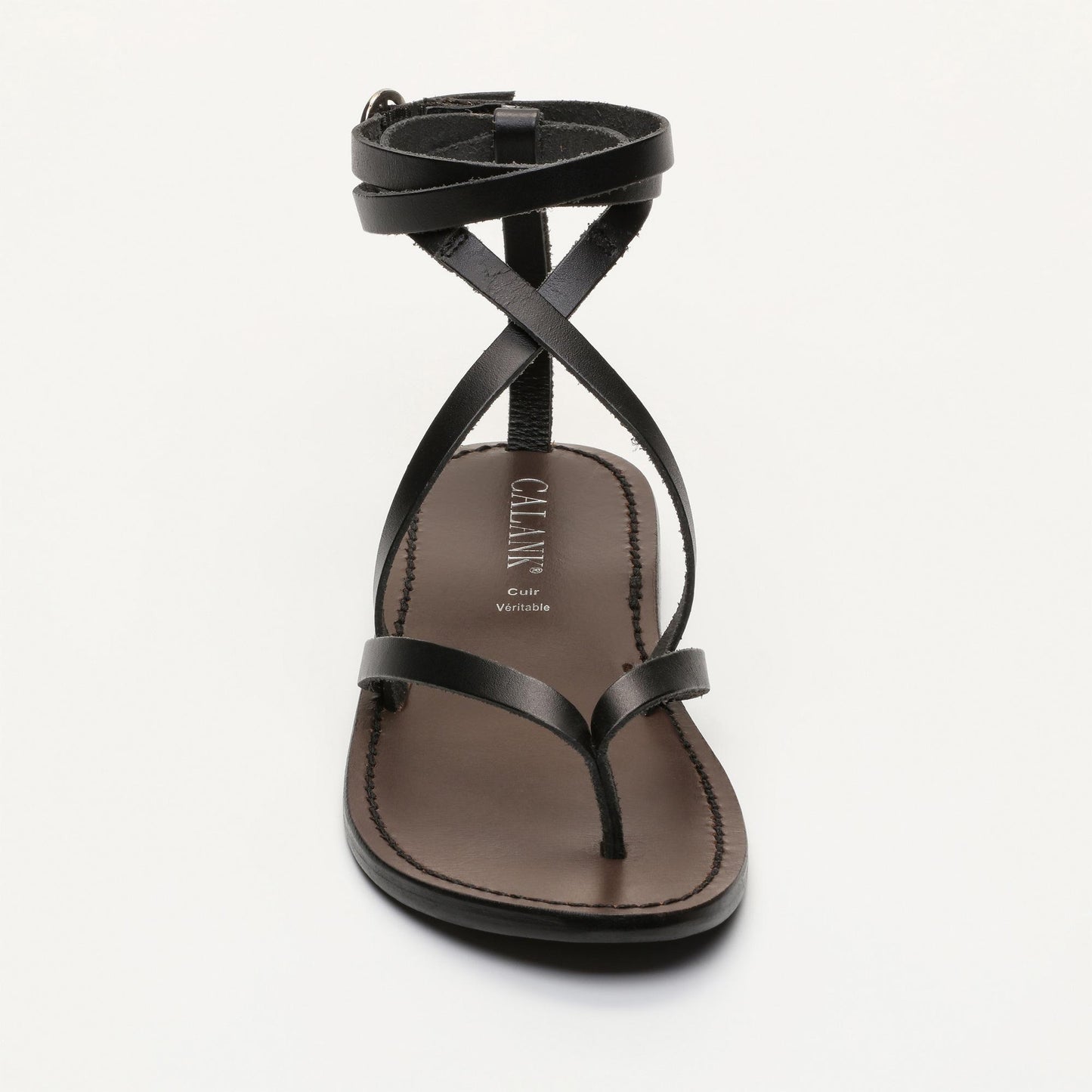DANHA sandales en cuir black