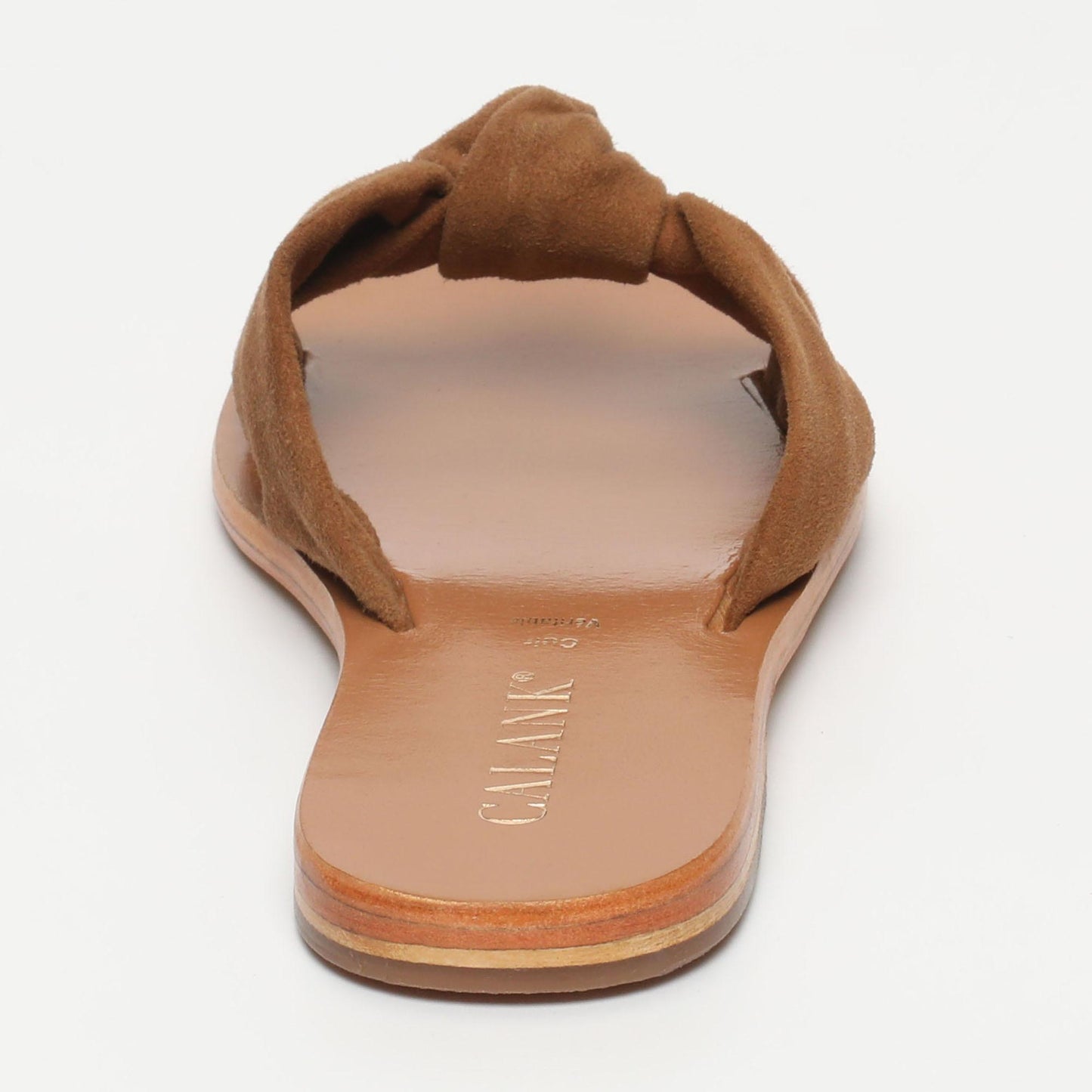 DORREH sandales en cuir camel