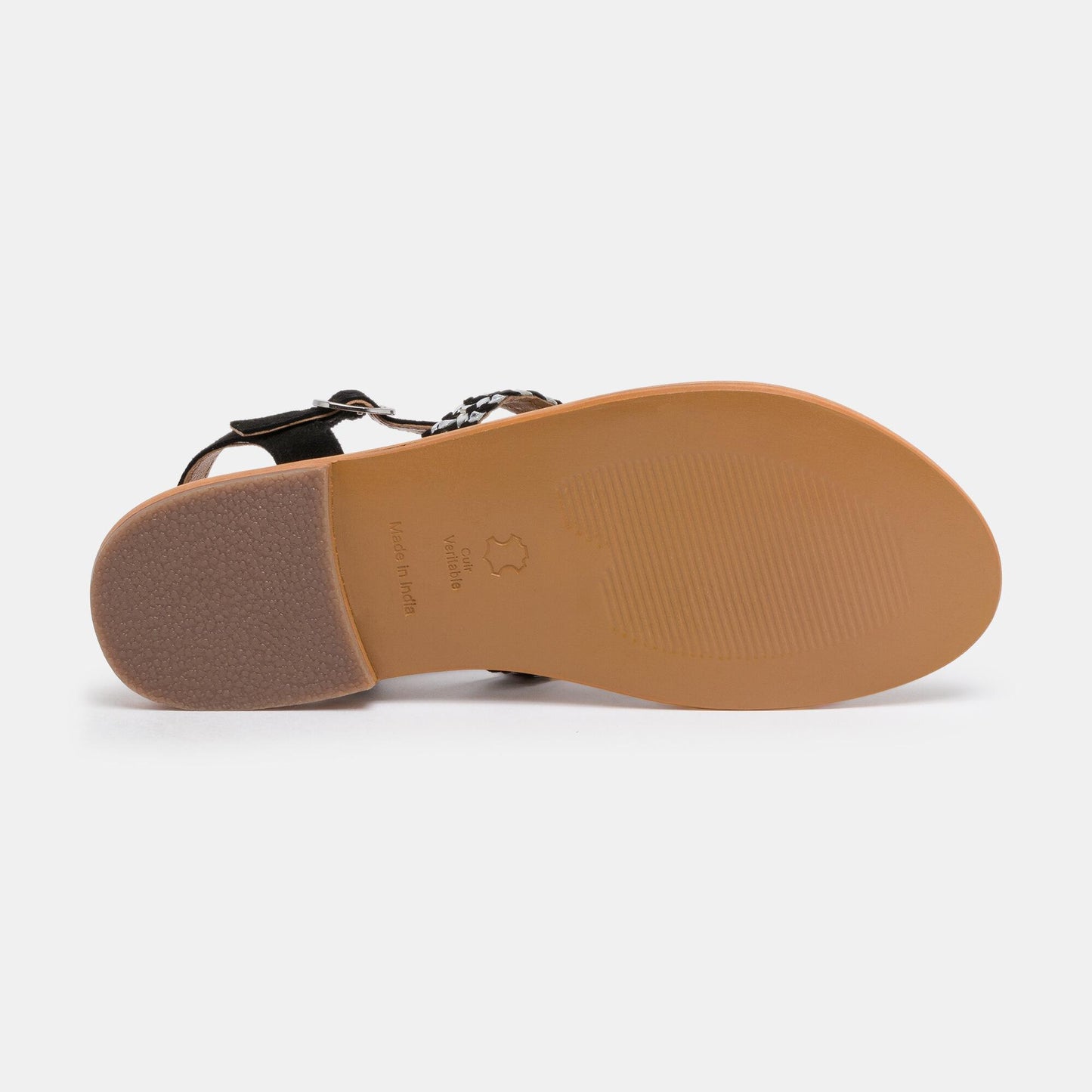 DRUSILLA sandales en cuir black silver