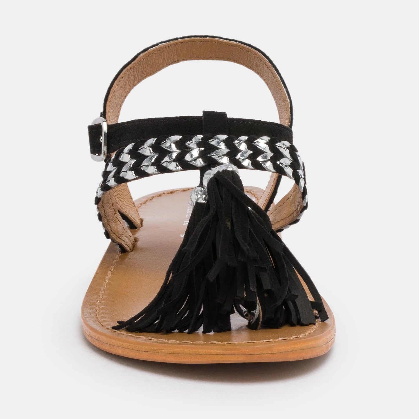 DRUSILLA sandales en cuir black silver