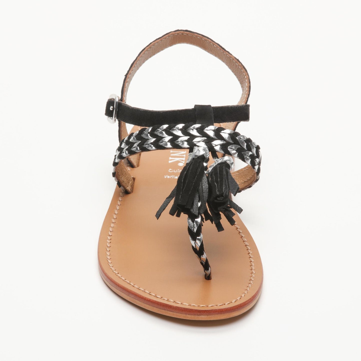DRUSILLA sandales en cuir black silver