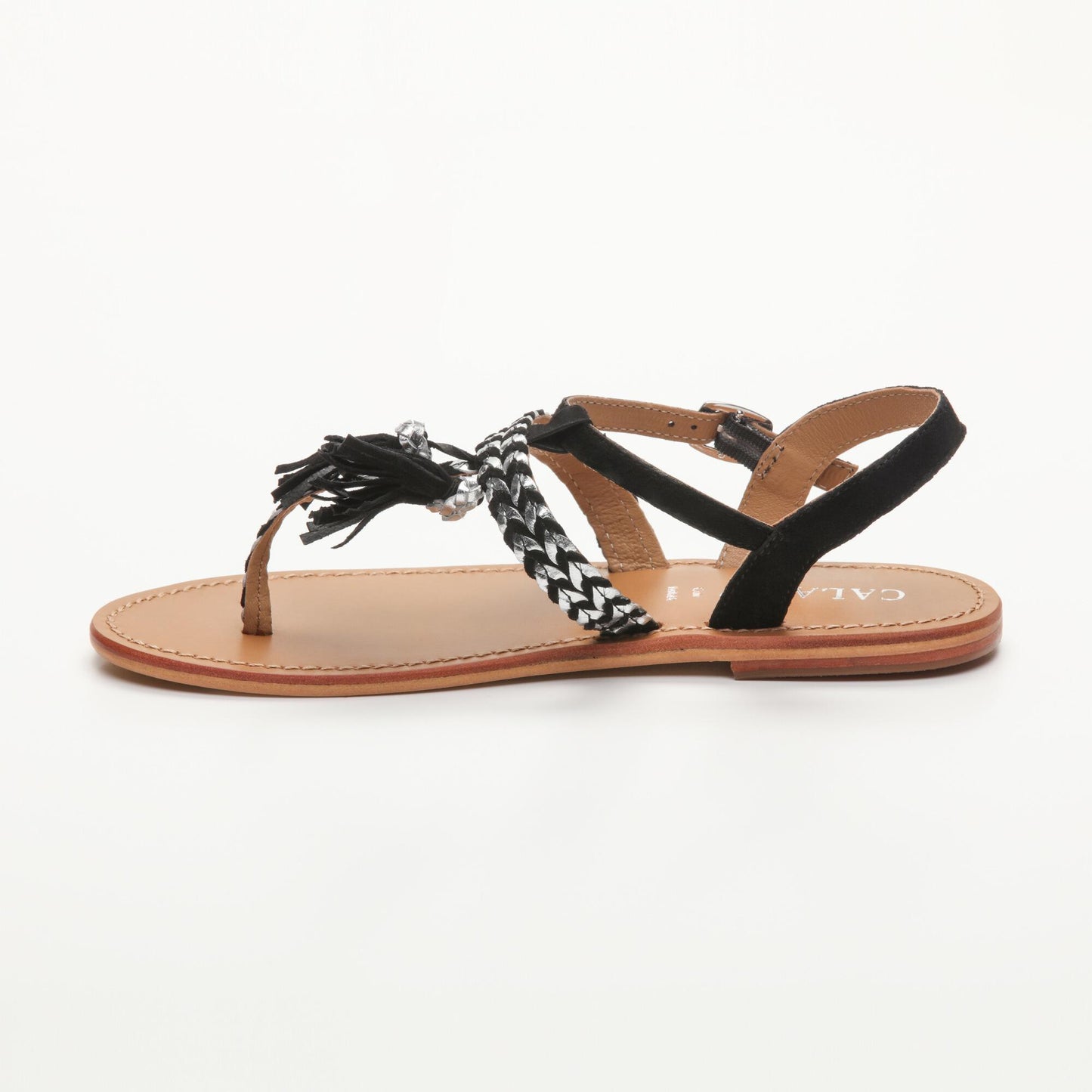 DRUSILLA sandales en cuir black silver