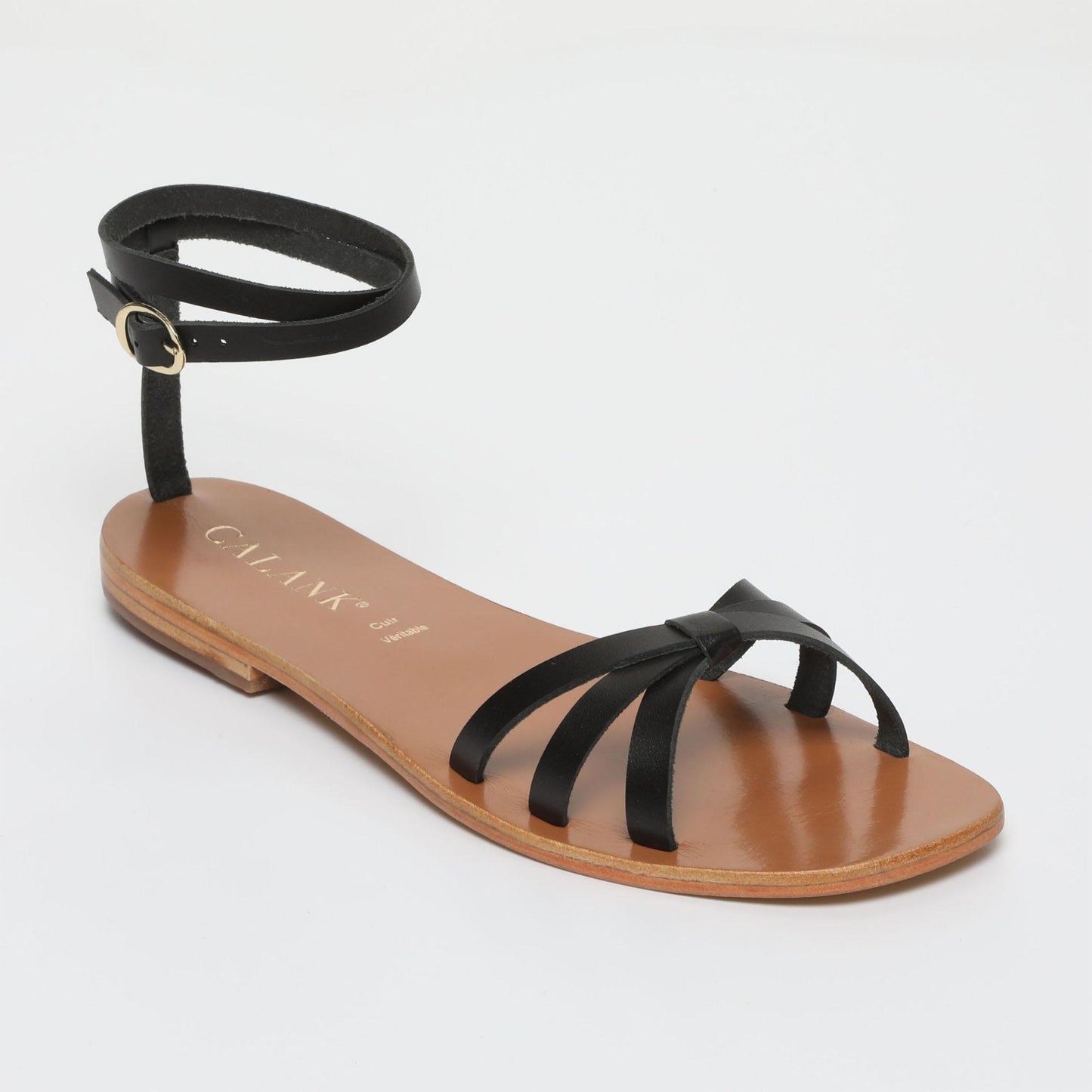 EMNA sandales en cuir black