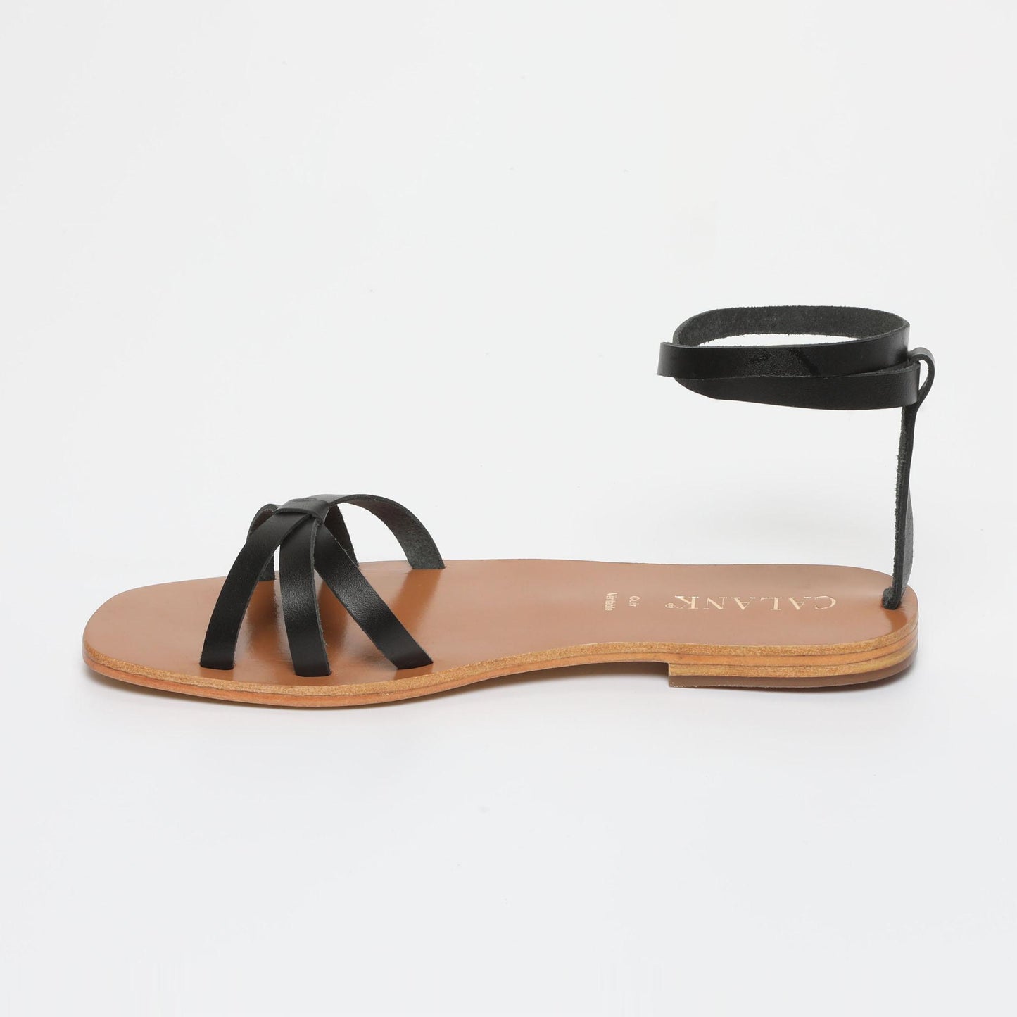 EMNA sandales en cuir black