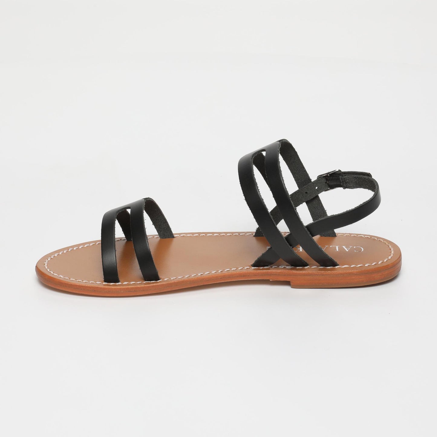 Everleigh sandales en cuir black