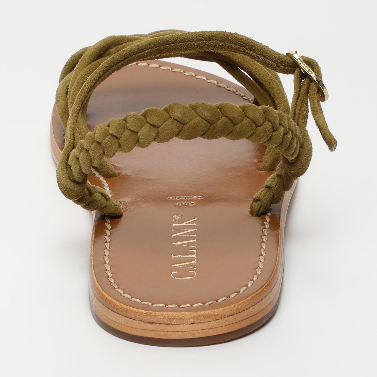 FIROUZAL sandales en cuir olive