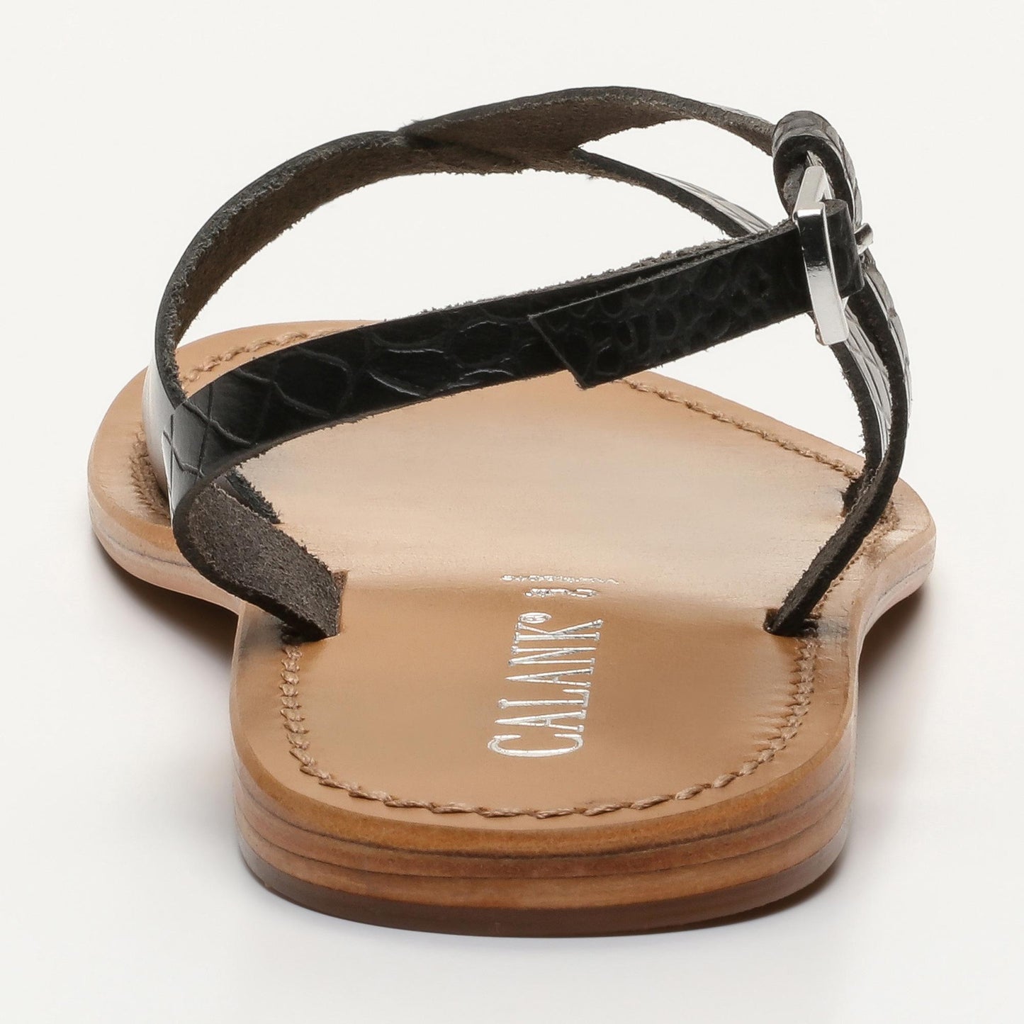 FLO sandales en cuir black buff