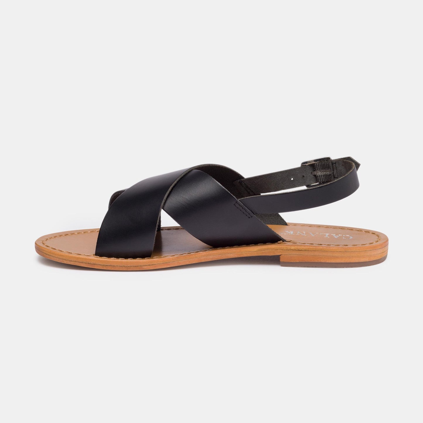 FUNES sandales en cuir black