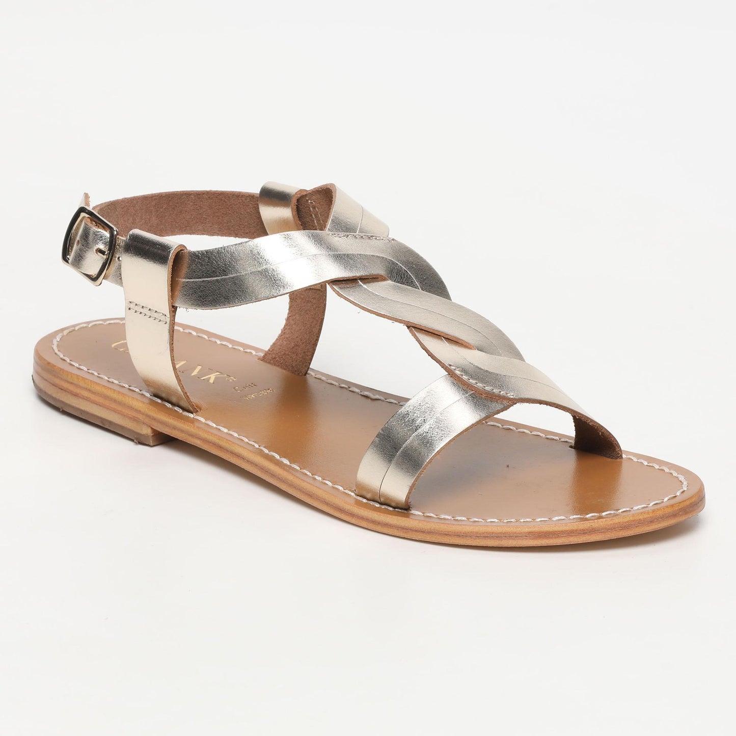 GORBEA sandales en cuir gold