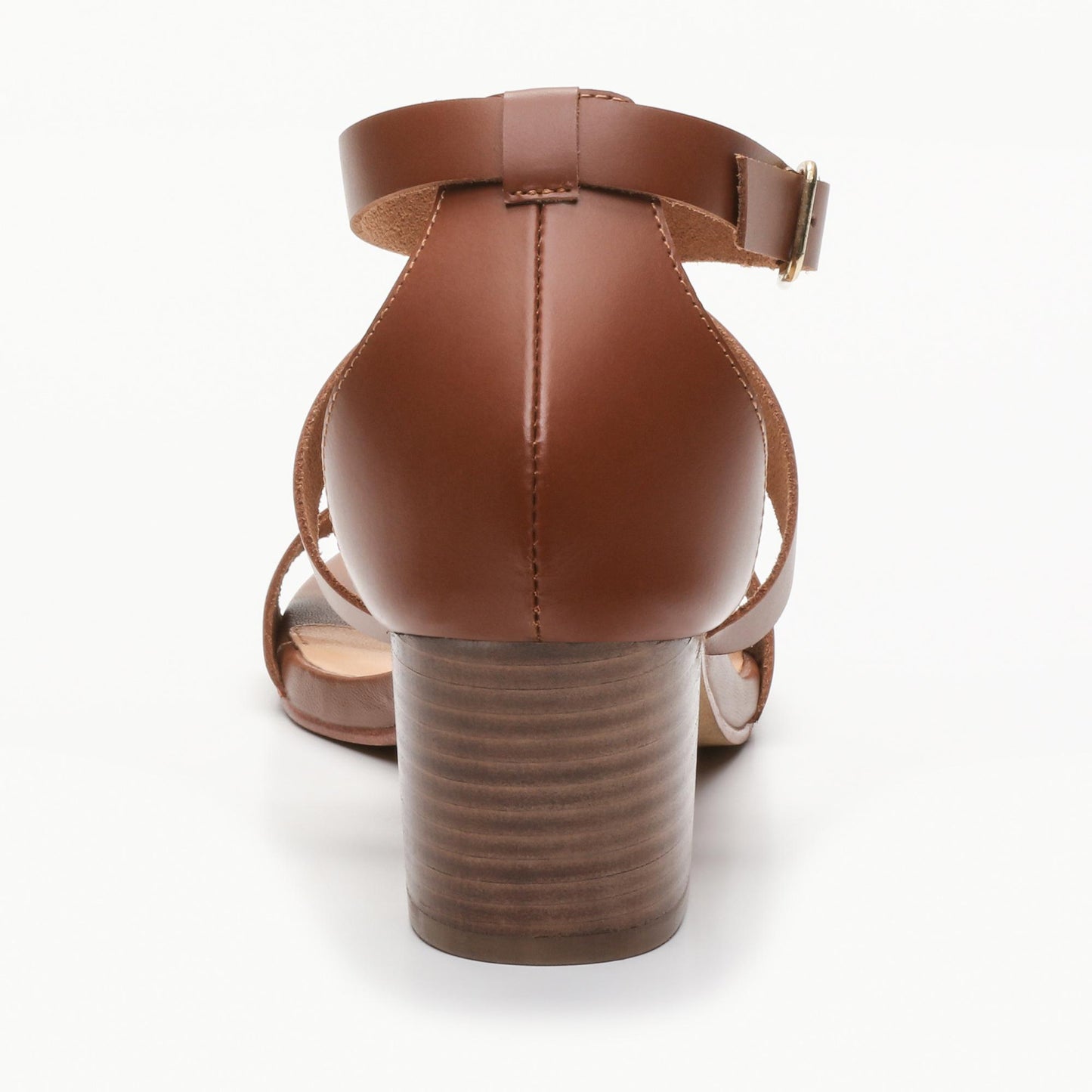 IDOA sandales en cuir camel