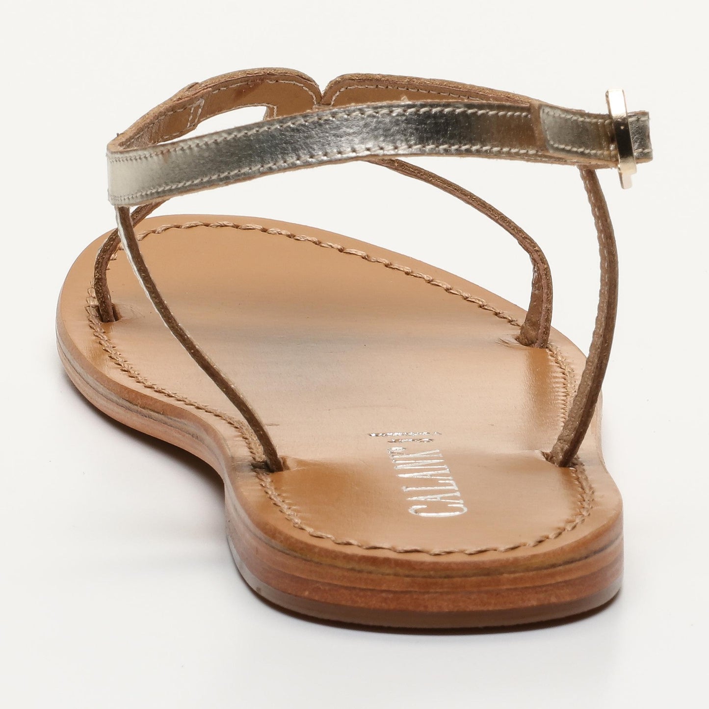 INHAUMA sandales en cuir gold