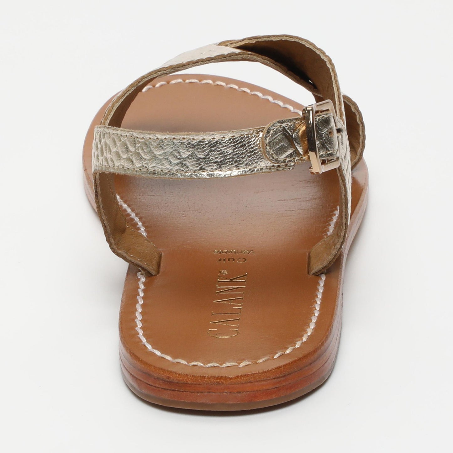 IPANEMA sandales en cuir lt gold croco