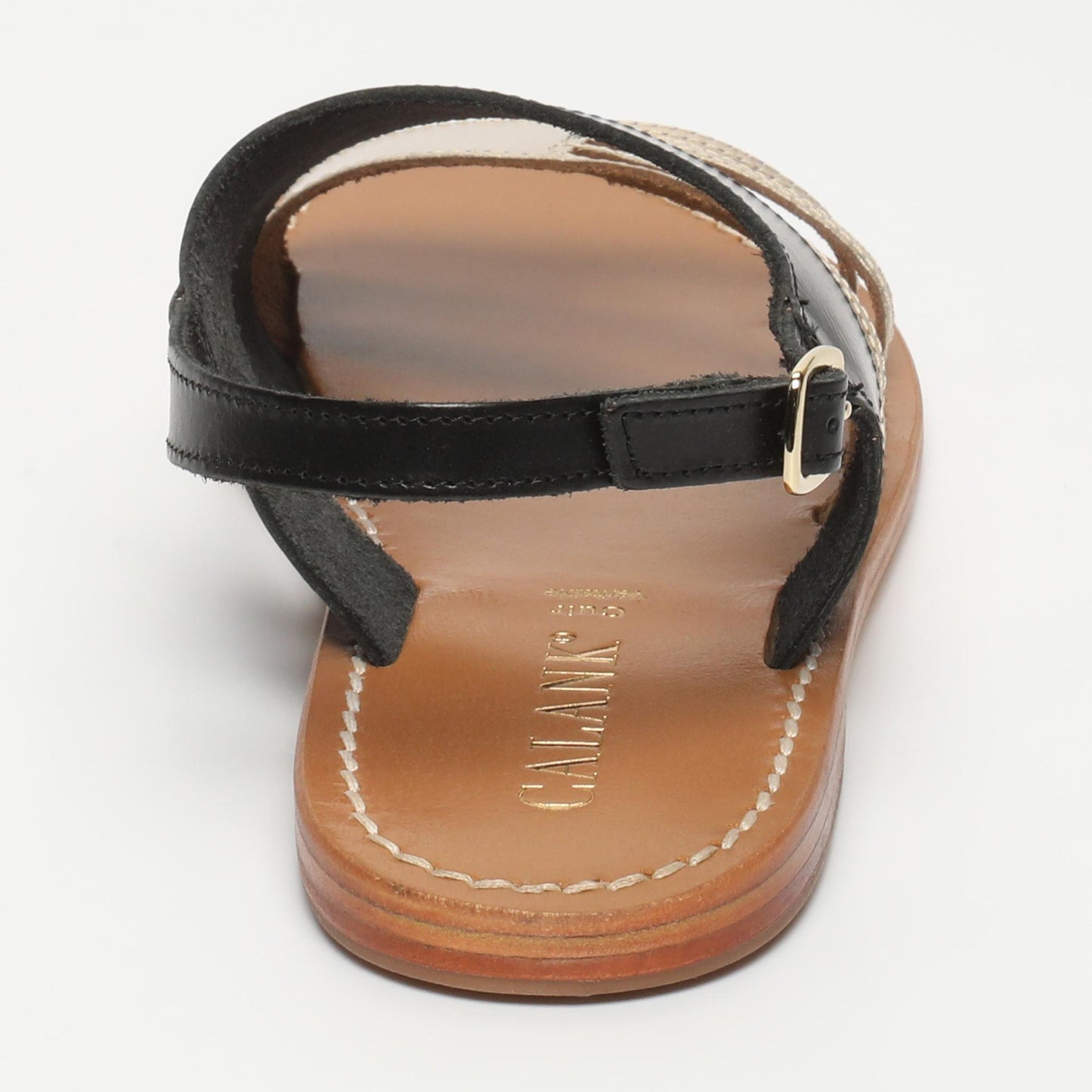 IPIRANGA sandales en cuir black gold