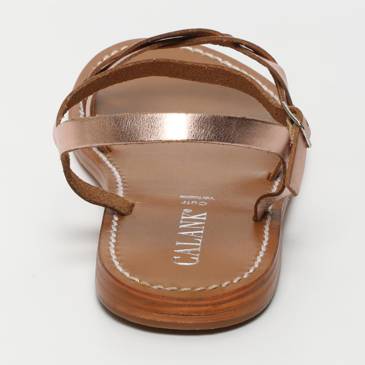 Josephine sandales en cuir rosegold