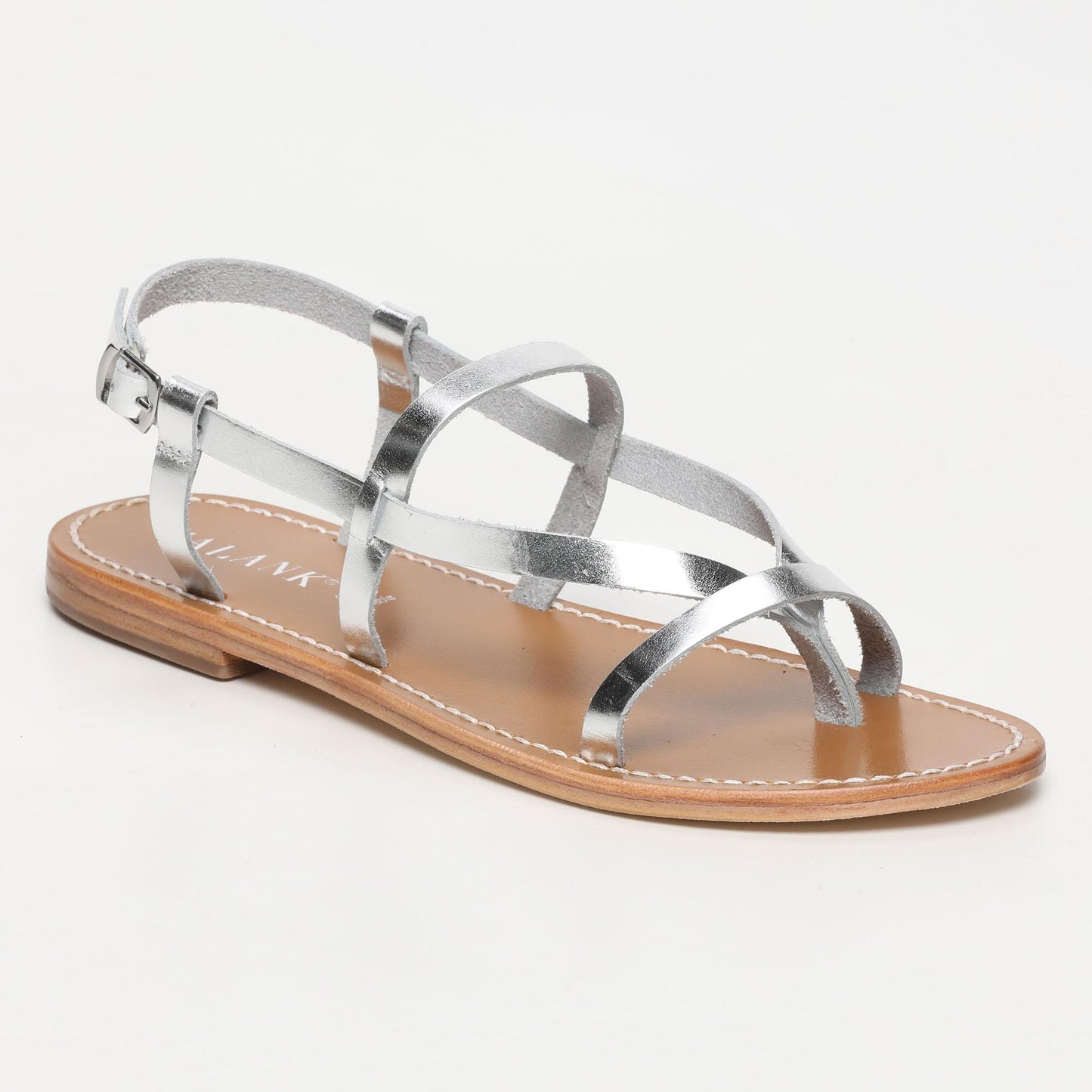 LAUTARO sandales en cuir silver