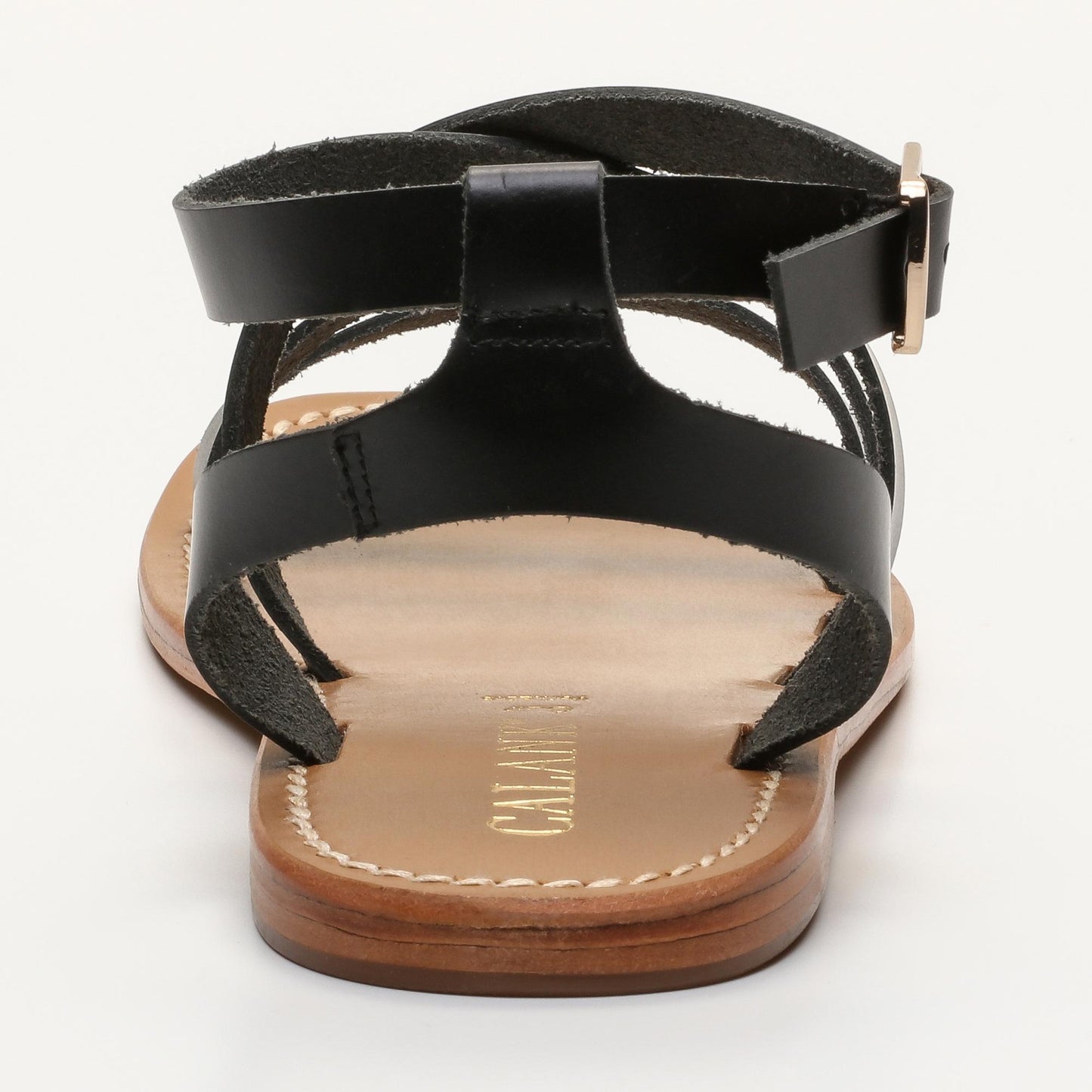 LIEN sandales en cuir black