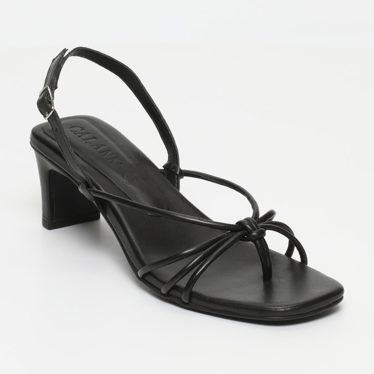 LOMASI sandales en cuir black