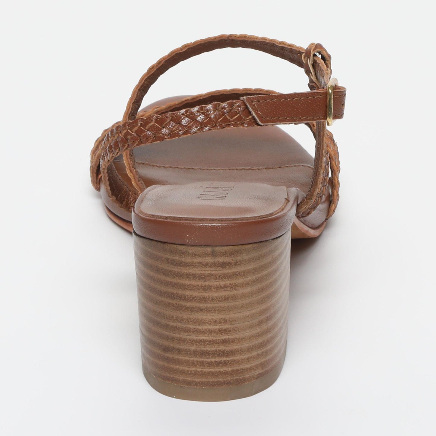 MAHALA sandales en cuir camel