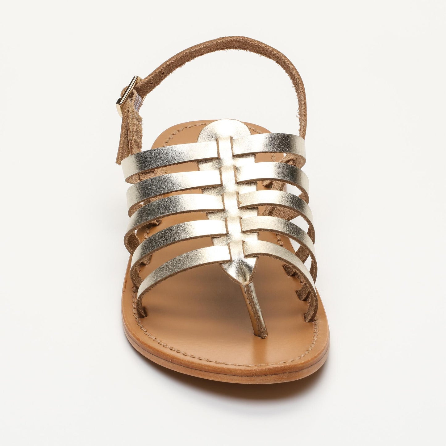 MAITEN sandales en cuir gold