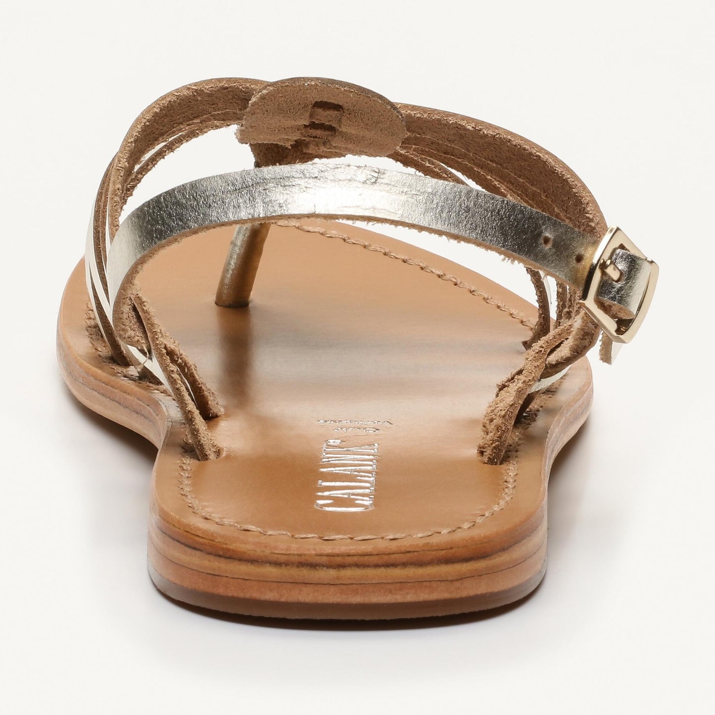 MAITEN sandales en cuir gold