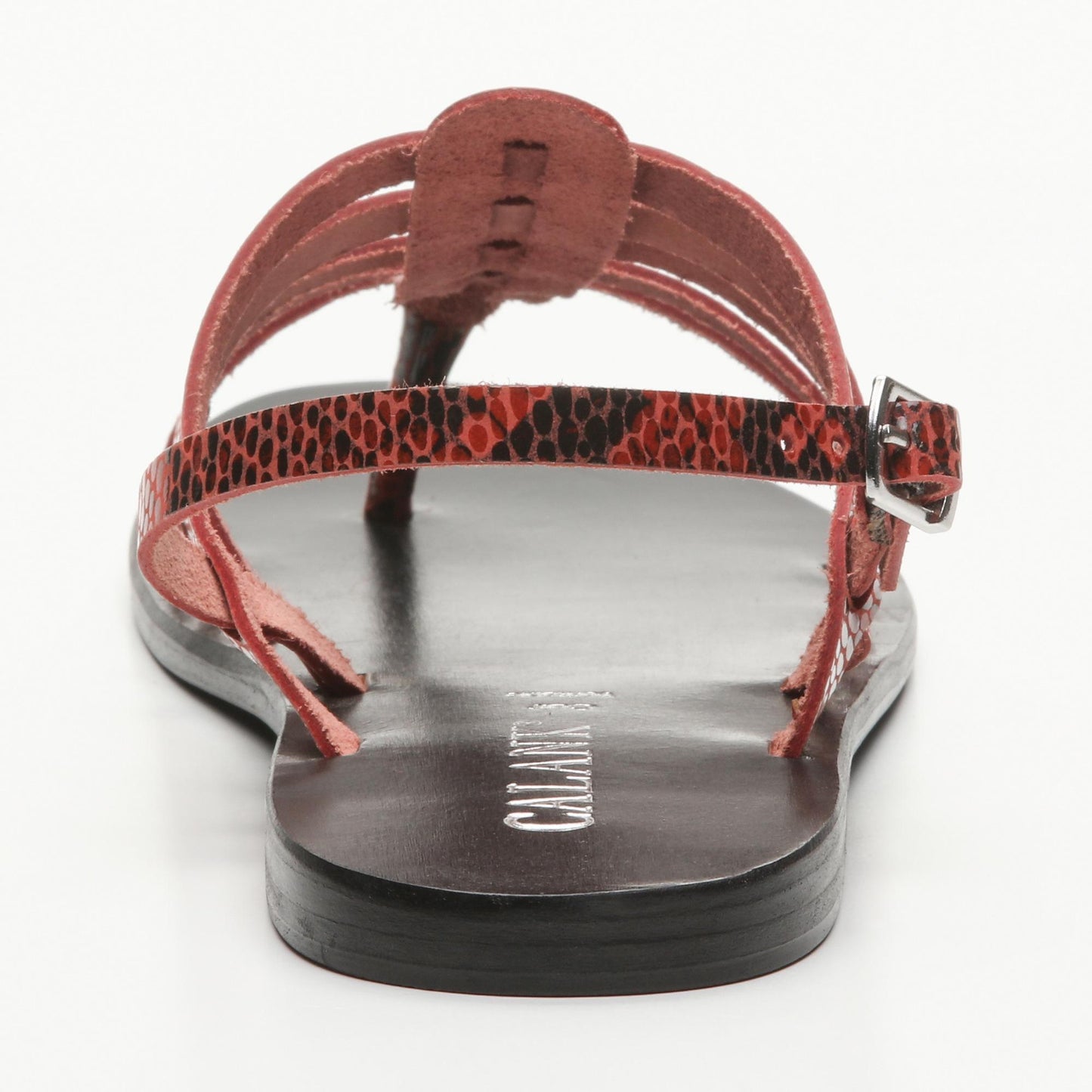 MAITEN sandales en cuir red snake