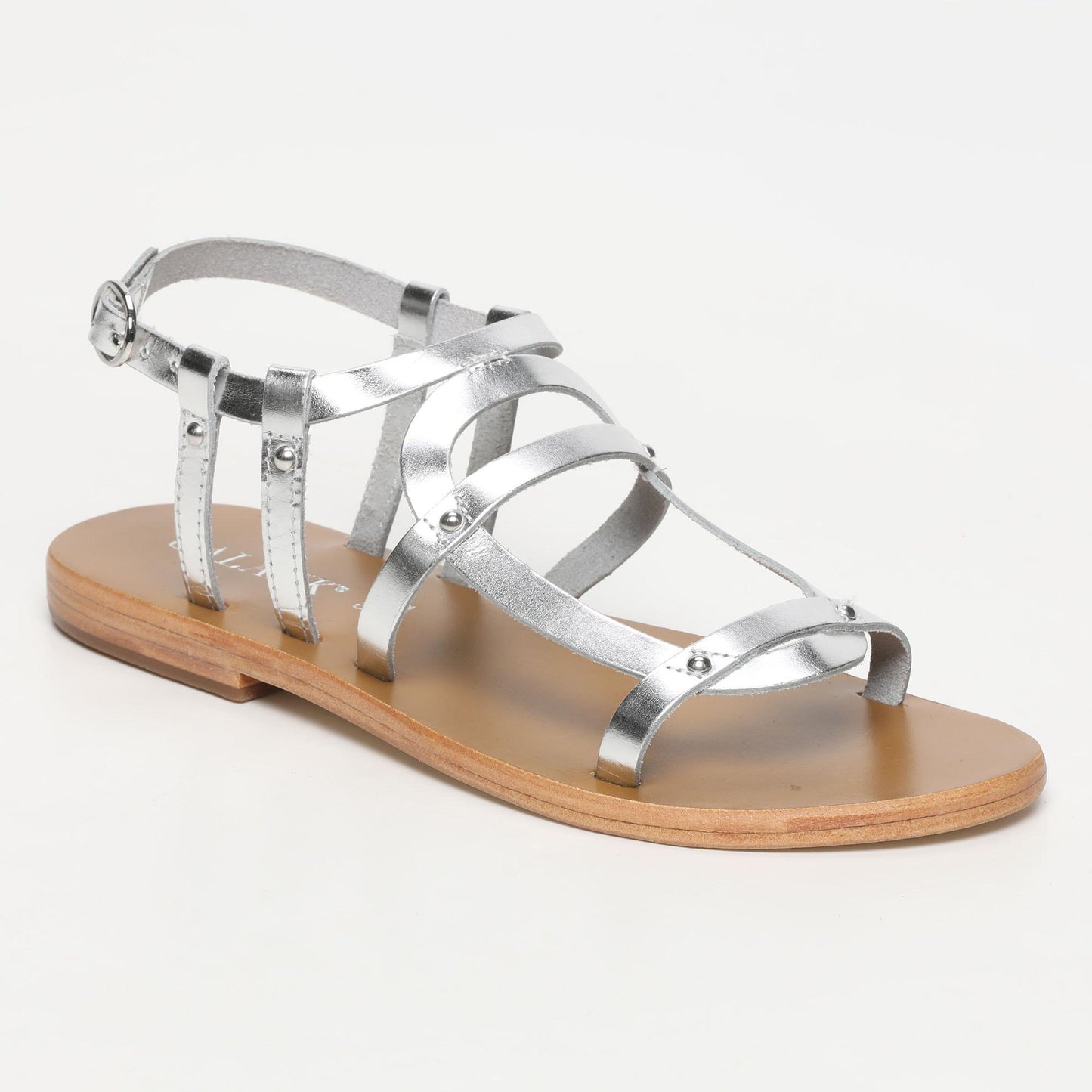 MARINO sandales en cuir silver