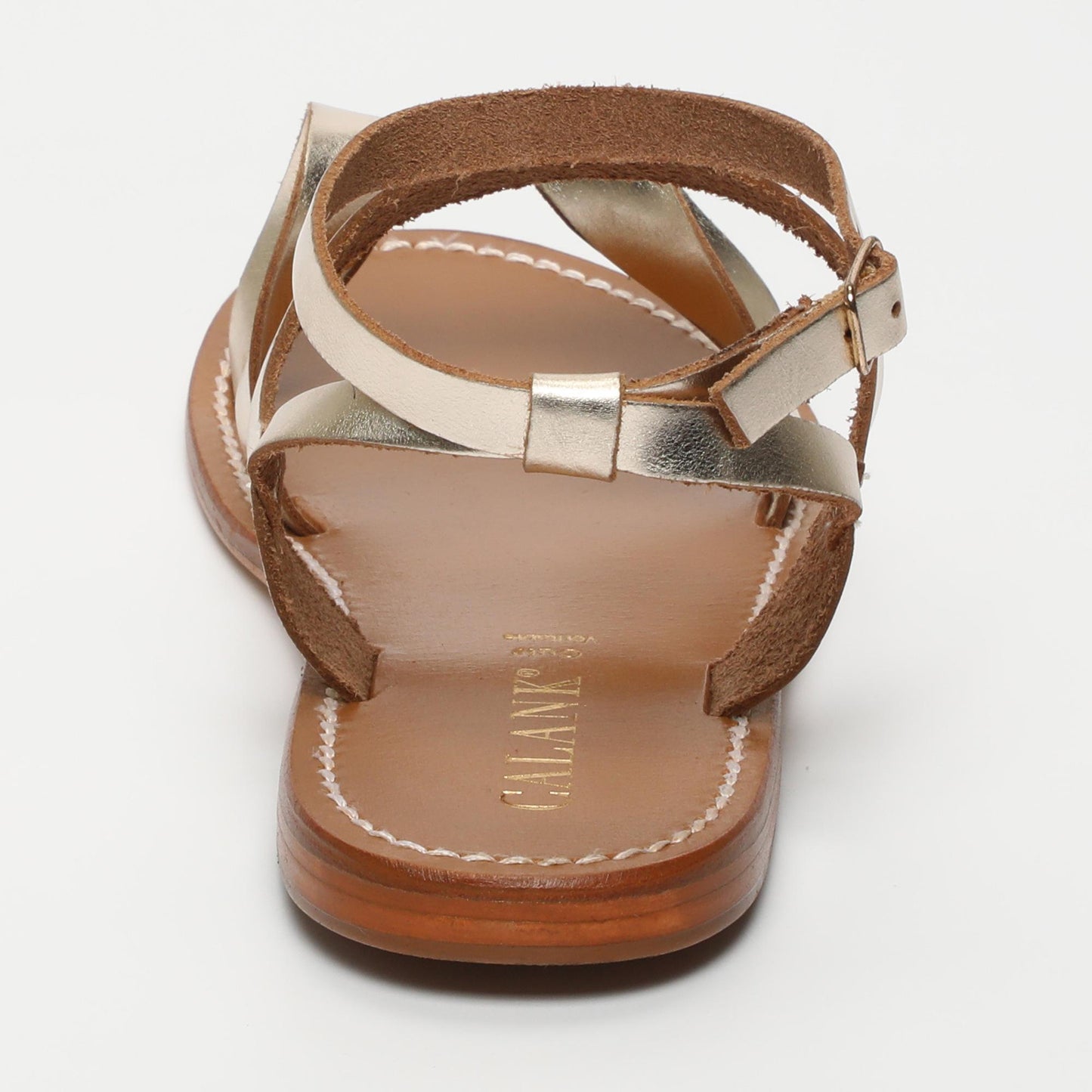 Madeline sandales en cuir gold