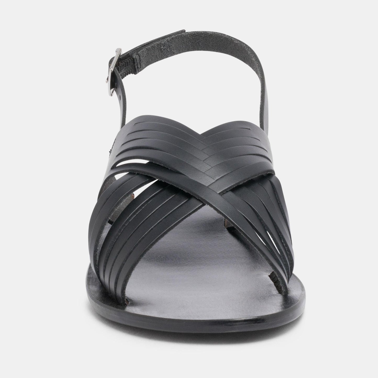 NYMA sandales en cuir black