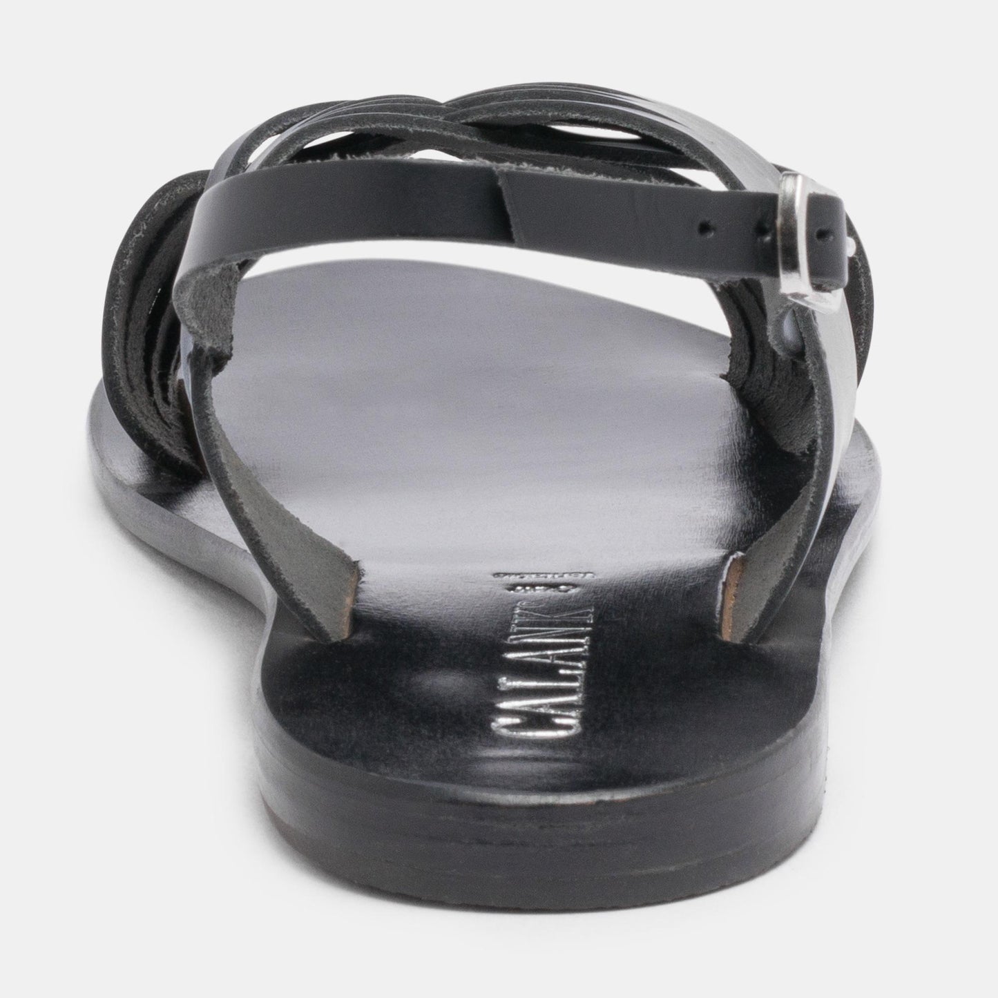 NYMA sandales en cuir black