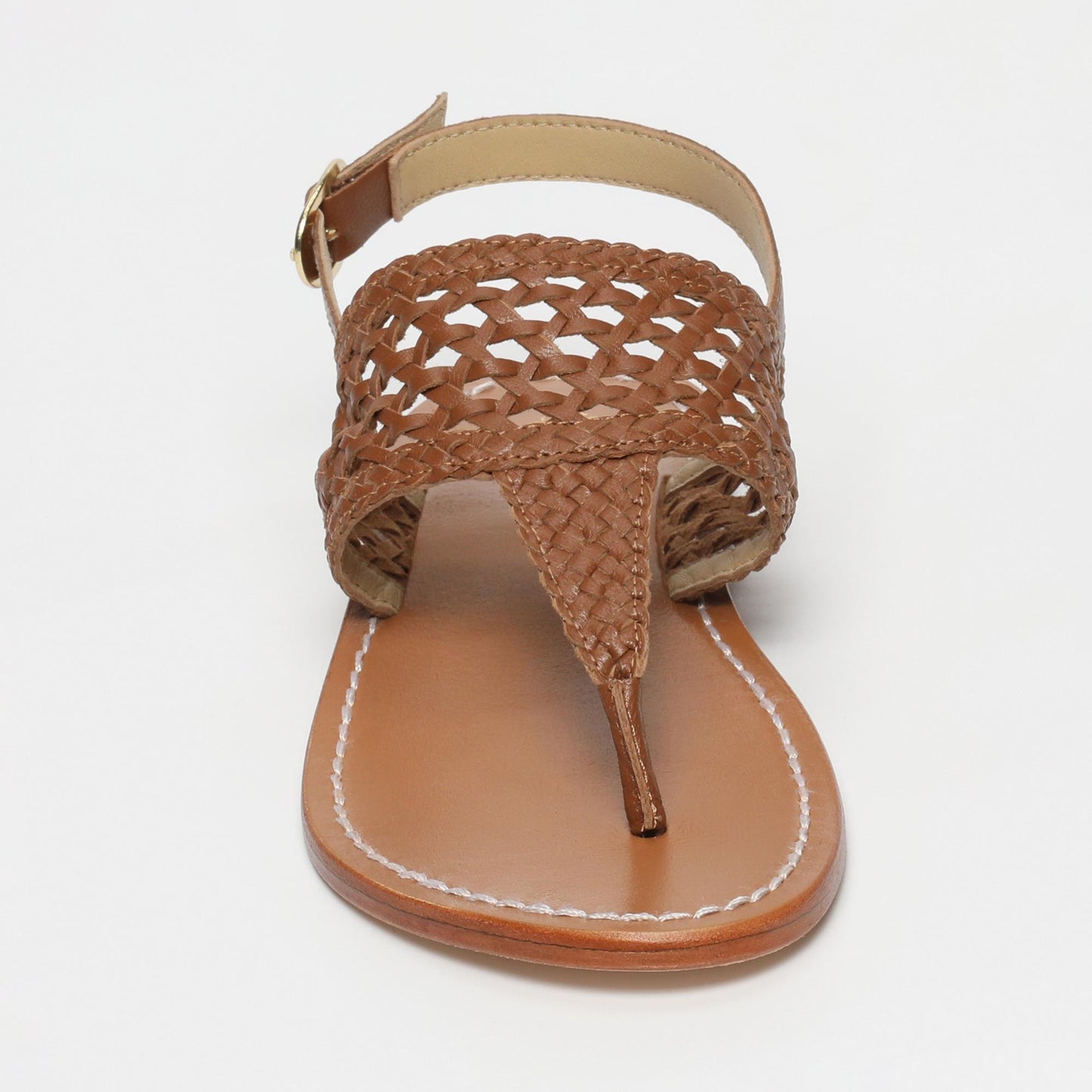 Naia sandales en cuir camel