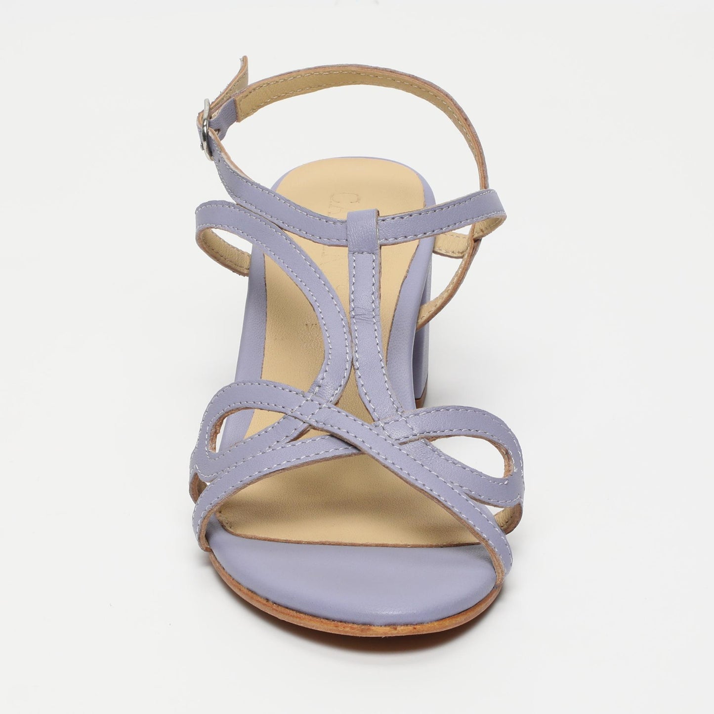 Nana sandales en cuir lavender