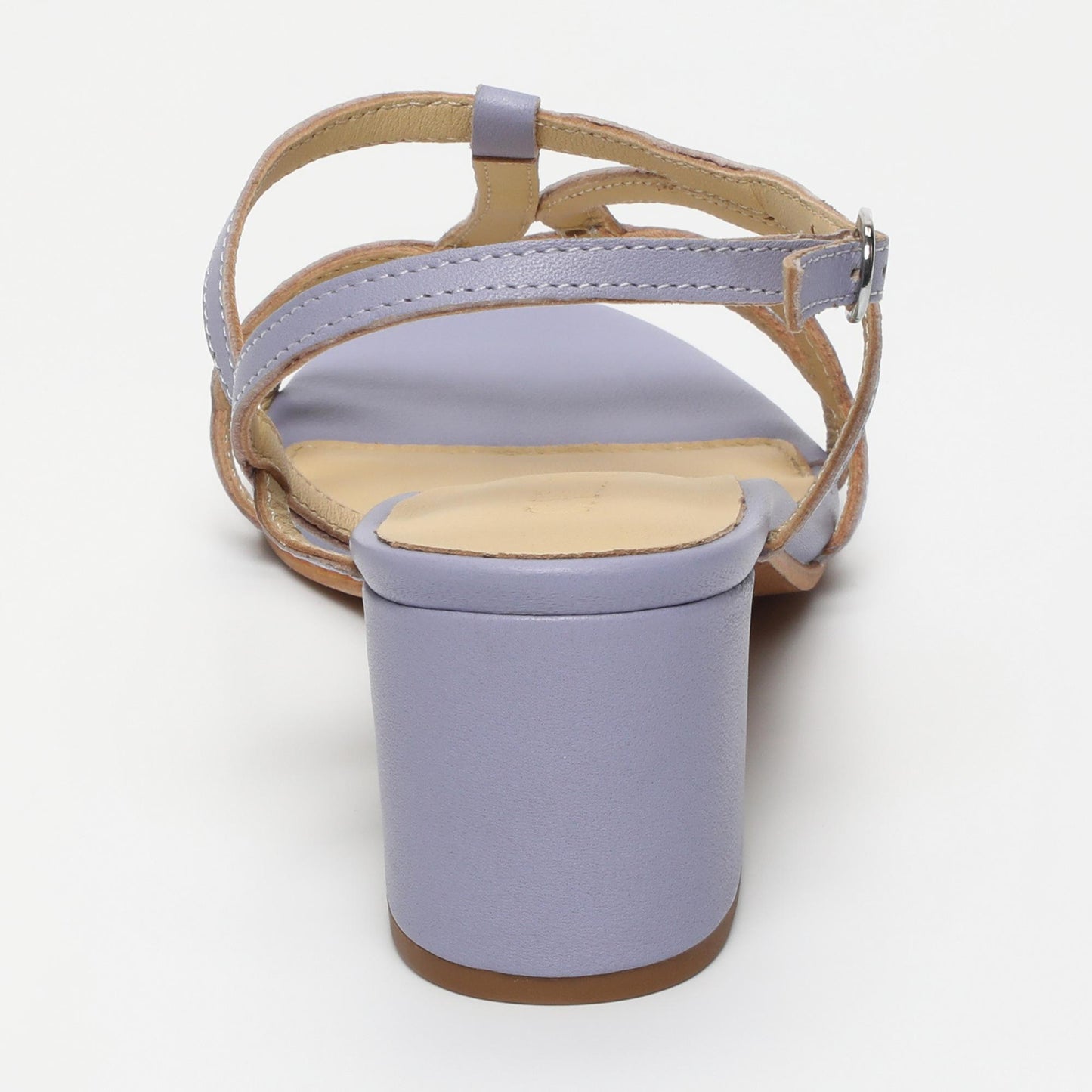 Nana sandales en cuir lavender