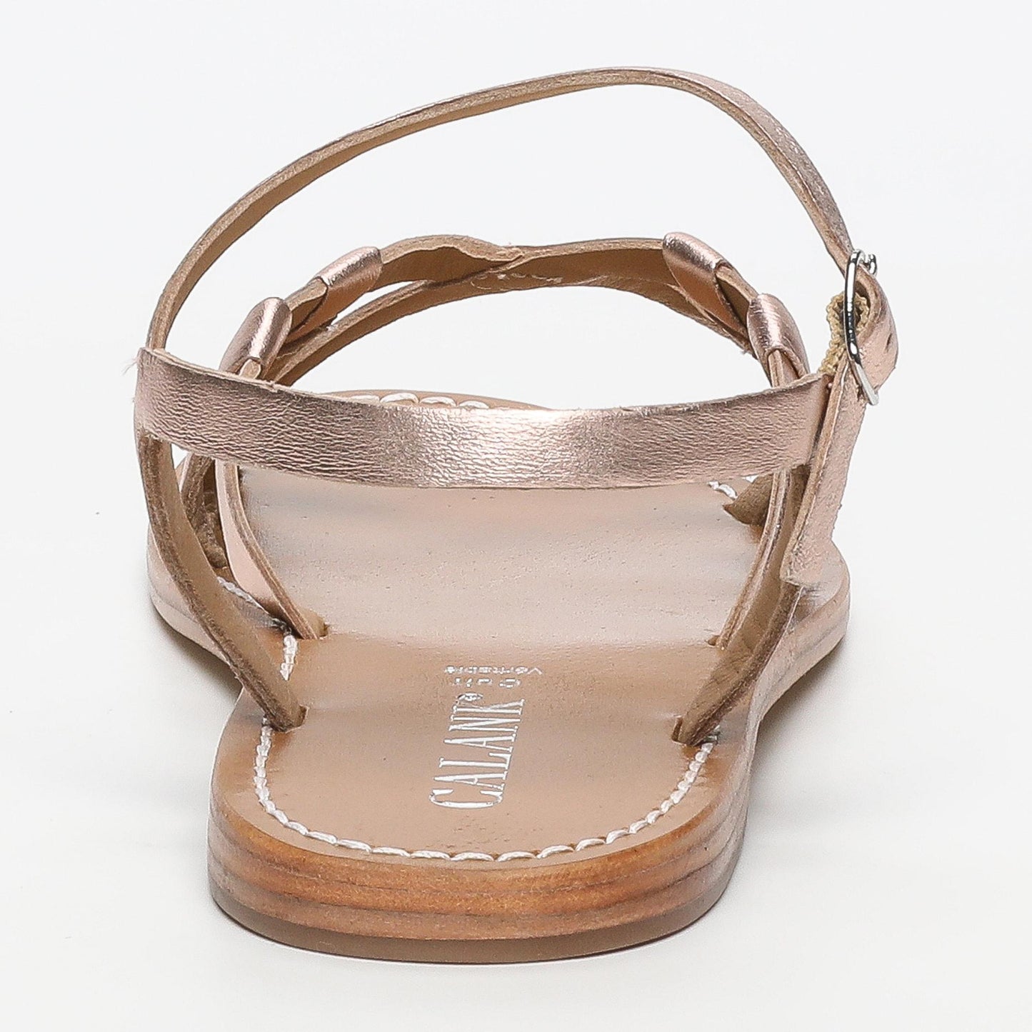 Natalia sandales en cuir rosegold